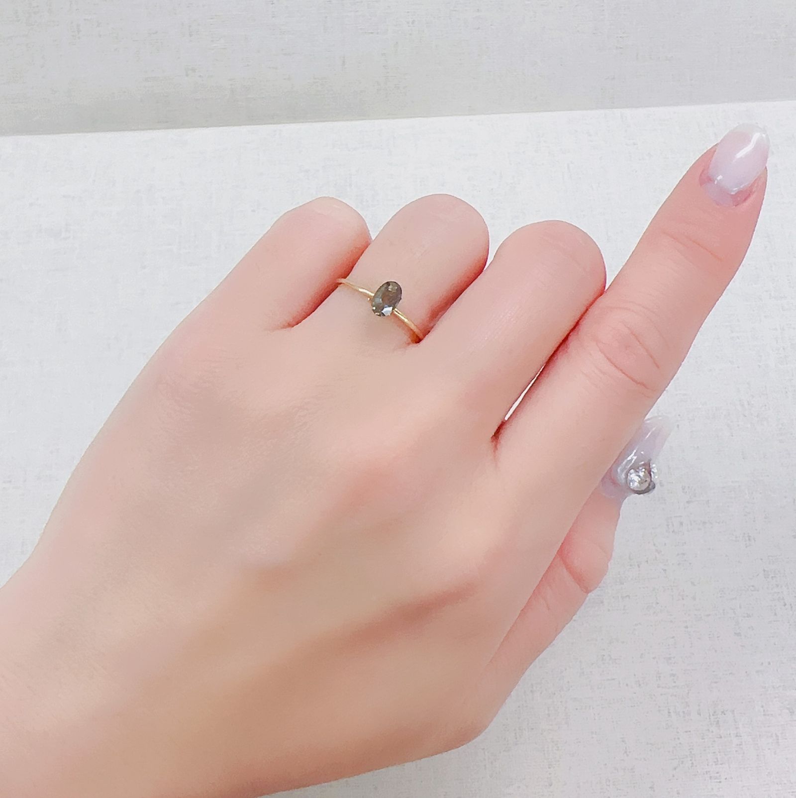 カラーチェンジアンデシン モンゴル産 0.40ct[230421470]5.8x3.8mm前後