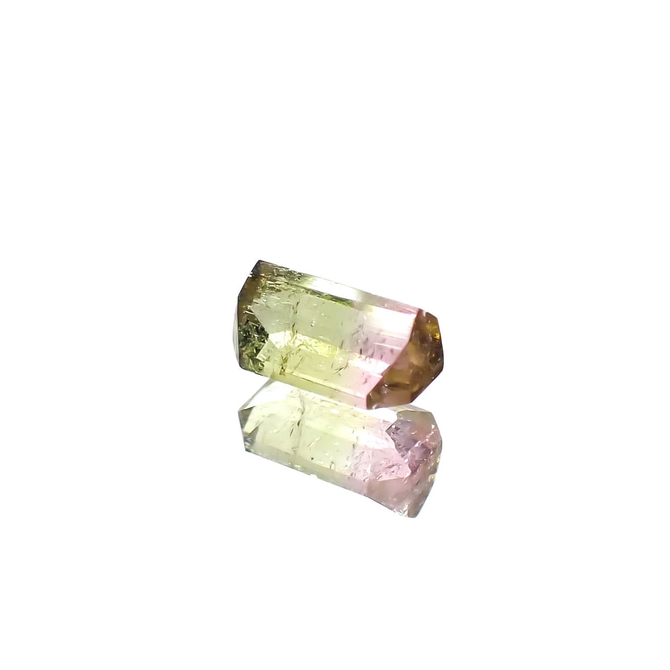 バイカラートルマリン アフガニスタン産 0.44ct[240929145]5.3x3