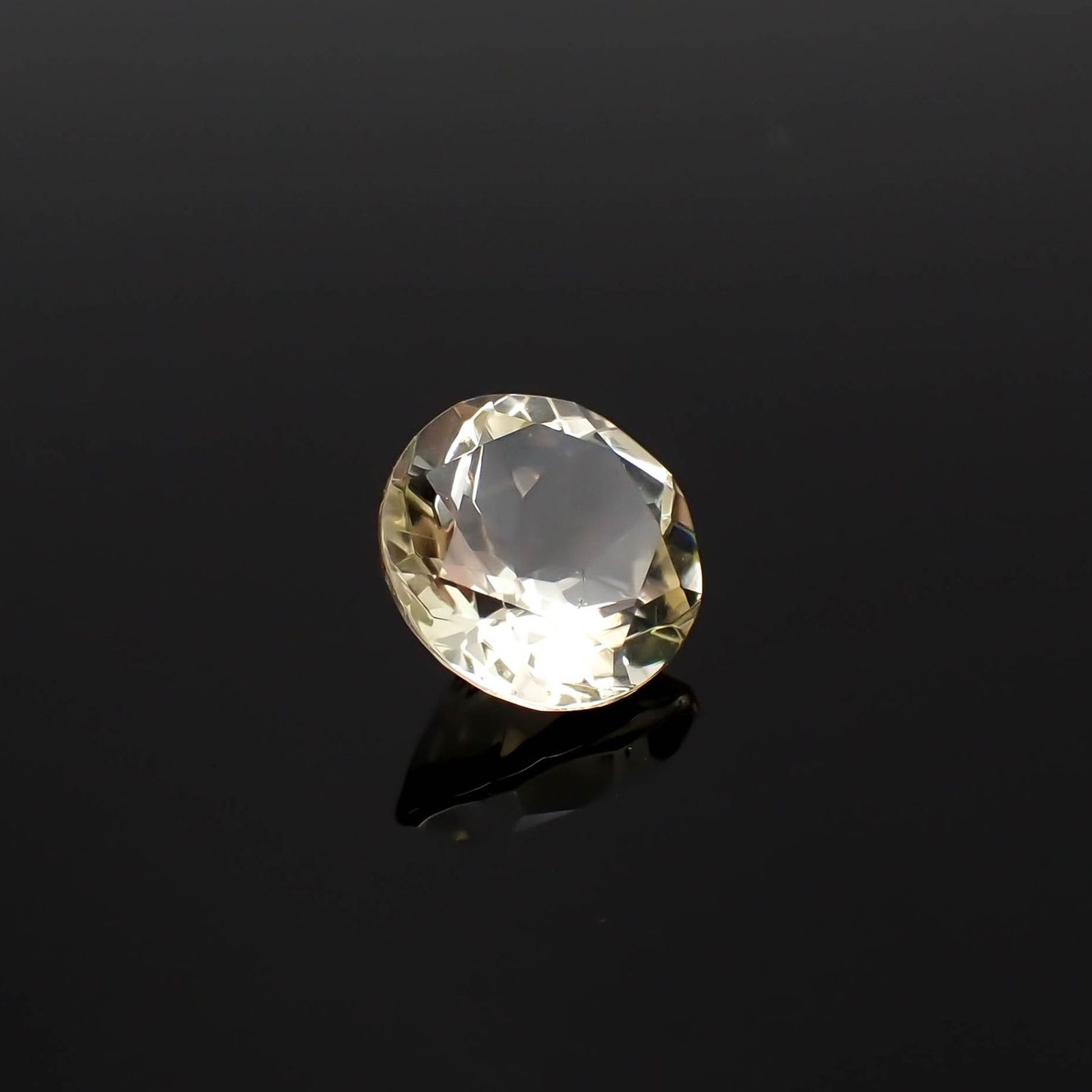 ゴールデンラブラドライト メキシコ産 2.62ct [230220358]9.2x9.1mm前後