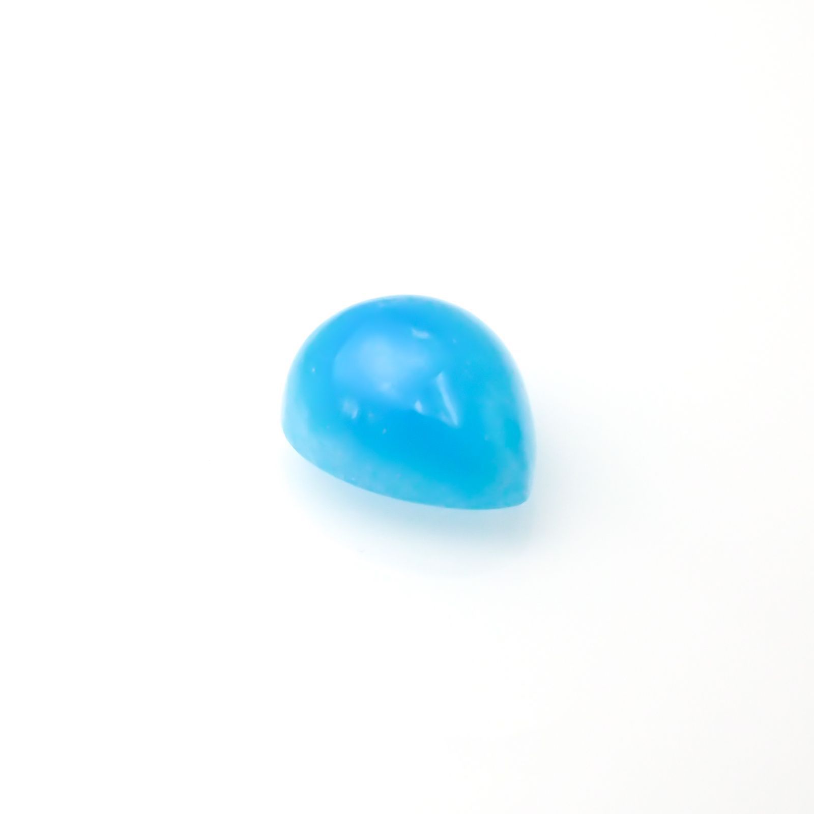 ヘミモルファイト(宝石名ヘミモルファイト)コンゴ産 10.631ct ソ付(彩珠)[230119869]14.8x12mm前後