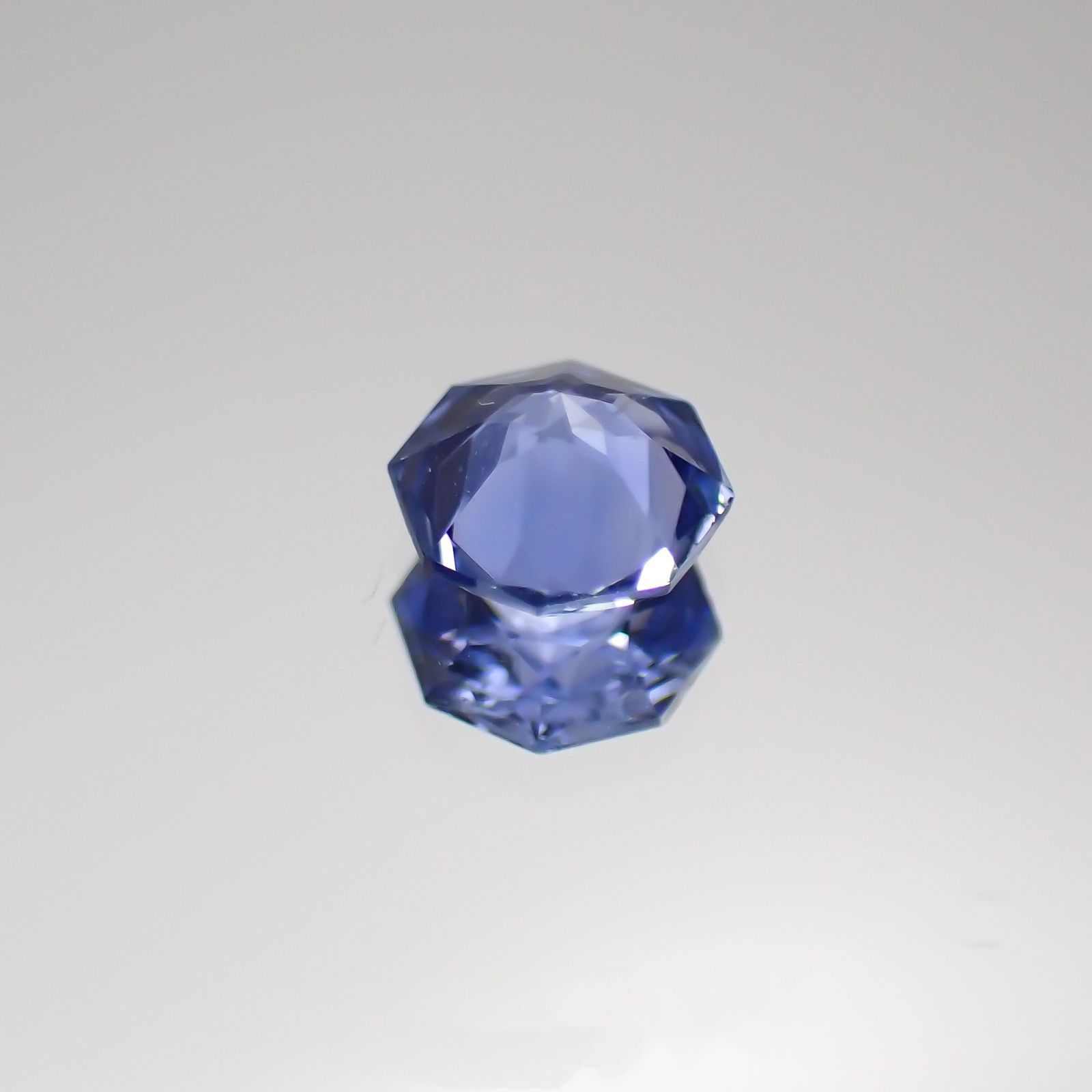 ◇オクタゴンカット◇サファイアSA(宝石名サファイア) マダガスカル産 0.32ct 識別済[210611057]4×4mm前後