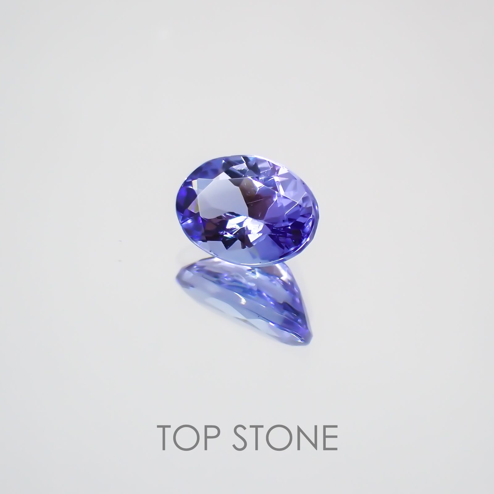 タンザナイト(ゾイサイト) タンザニア産 ルース 0.58ct[210610069]6.3×4.3mm前後