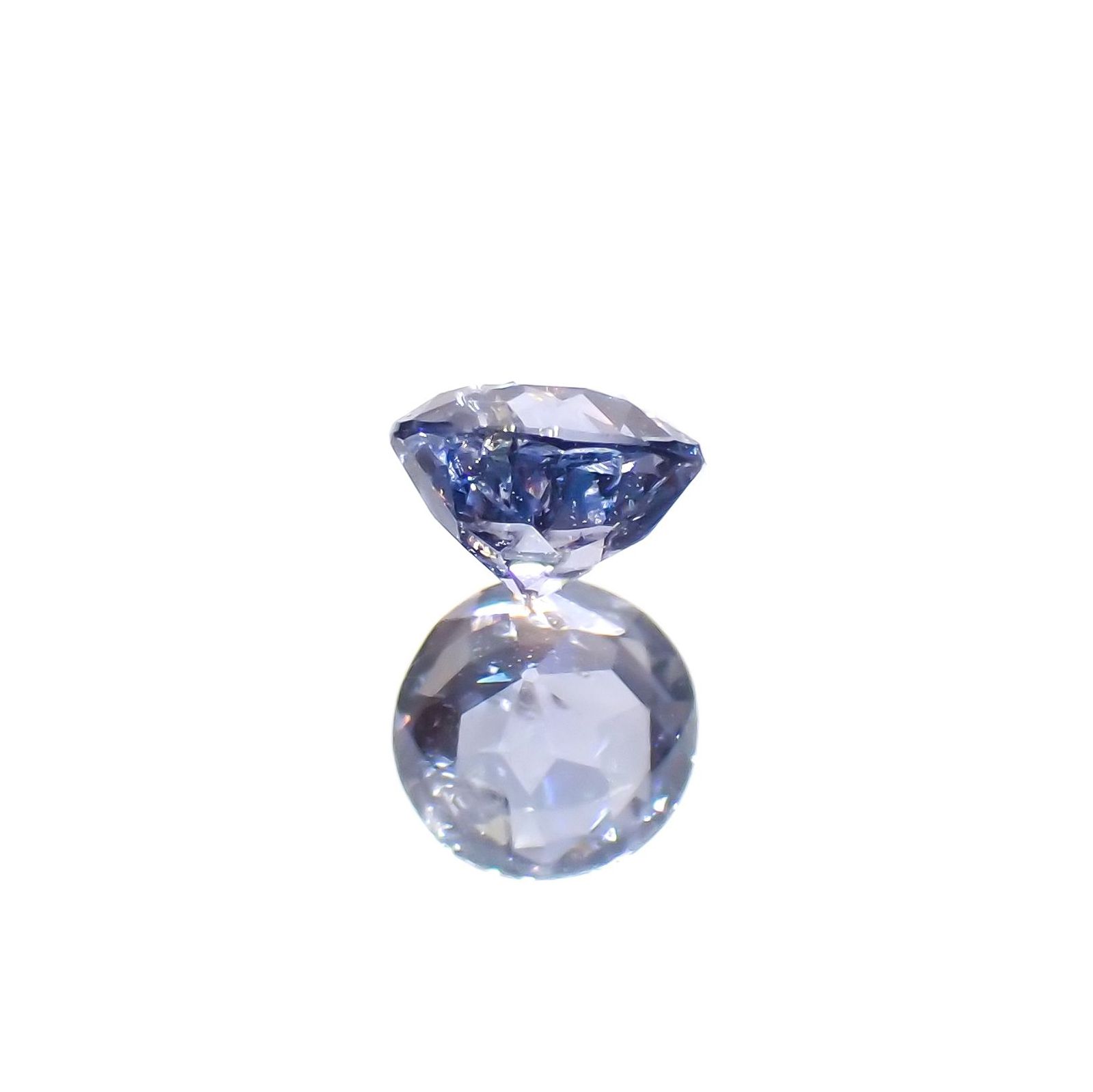 コバルトブルースピネル(宝石名ブルー・スピネル)タンザニア産 ソ付(日独) 0.240ct / 3.66x3.74mm前後 [230622543]