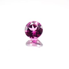 マラヤガーネット(宝石名ガーネット)タンザニア産 0.37ct 識別済[230823053]4.1x4.1mm前後
