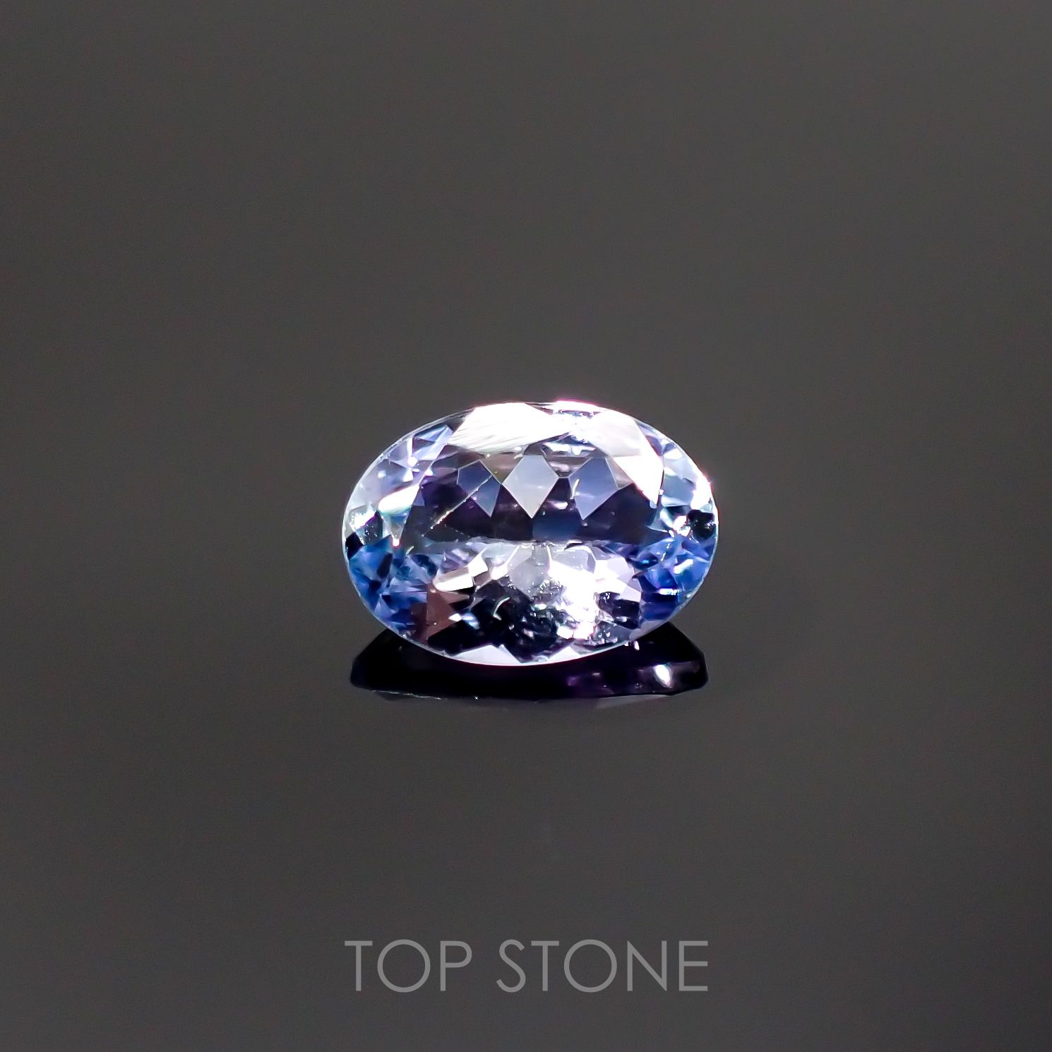 バイカラータンザナイト(ゾイサイト) タンザニア産 ルース 0.74ct[210812642]7.2×5.1mm前後
