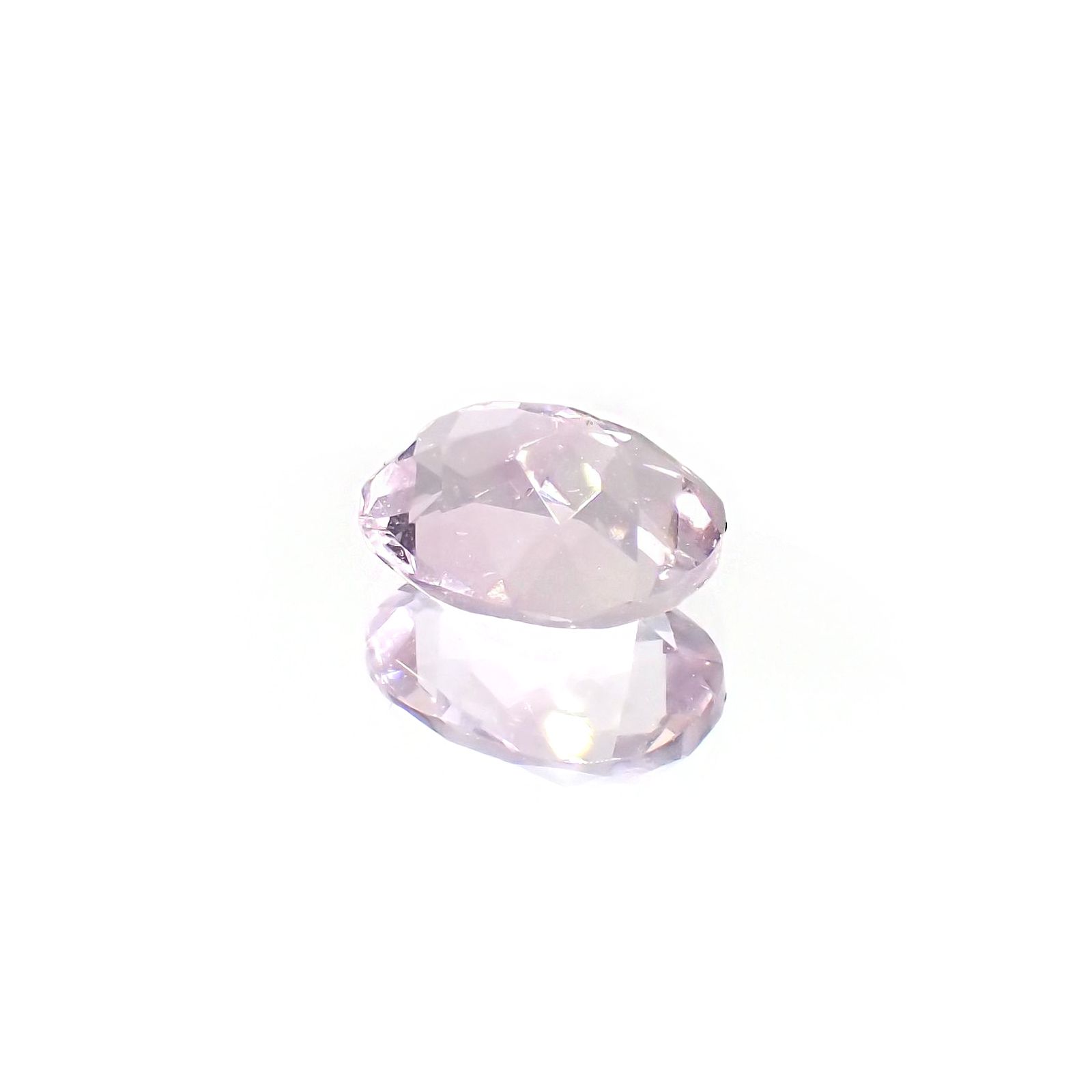 ピンクフローライト(宝石名フルオライト)ブラジル産 識別済 2.94ct / 10.1x8mm前後 [220115130]