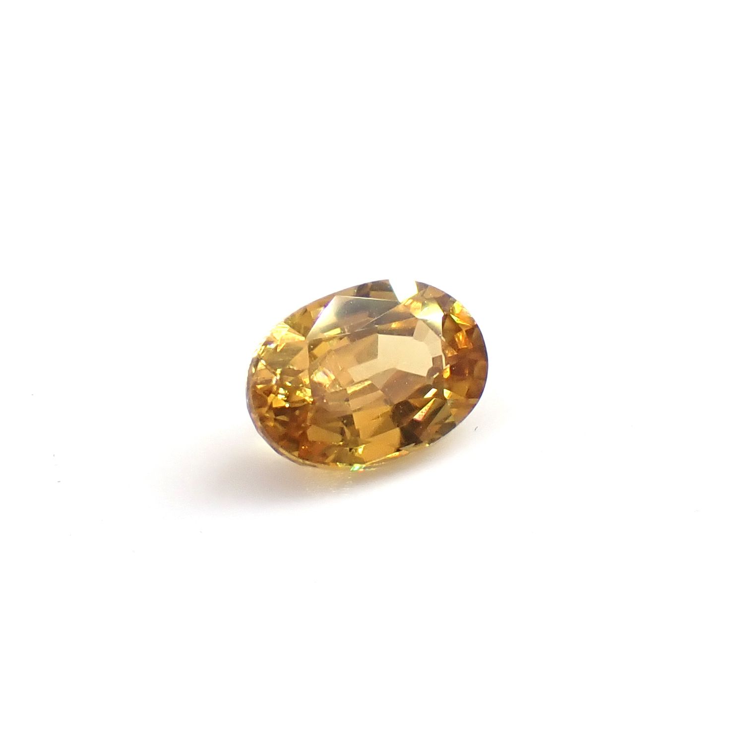 イエロージルコン スリランカ/カンボジア産 1.72ct / 8.2x5.5mm前後 [260932964]