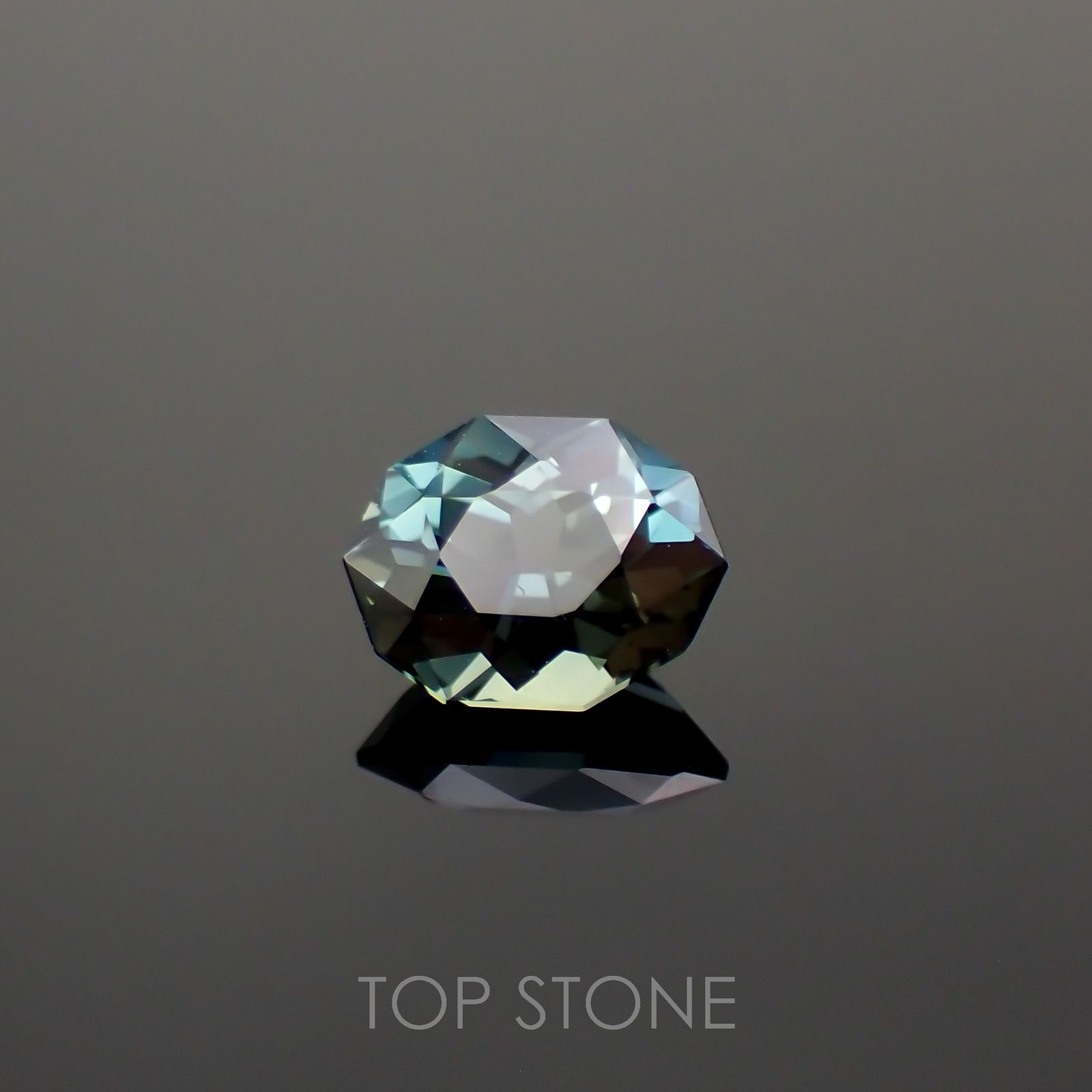 ◇カスタムカット◇バイカラーサファイア オーストラリア産 1.10ct[221018361]6.9x5.3mm前後
