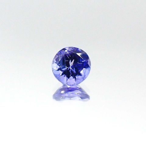 タンザナイト(宝石名タンザナイト)タンザニア産 0.51ct 識別済[230723004]5x4.9mm前後