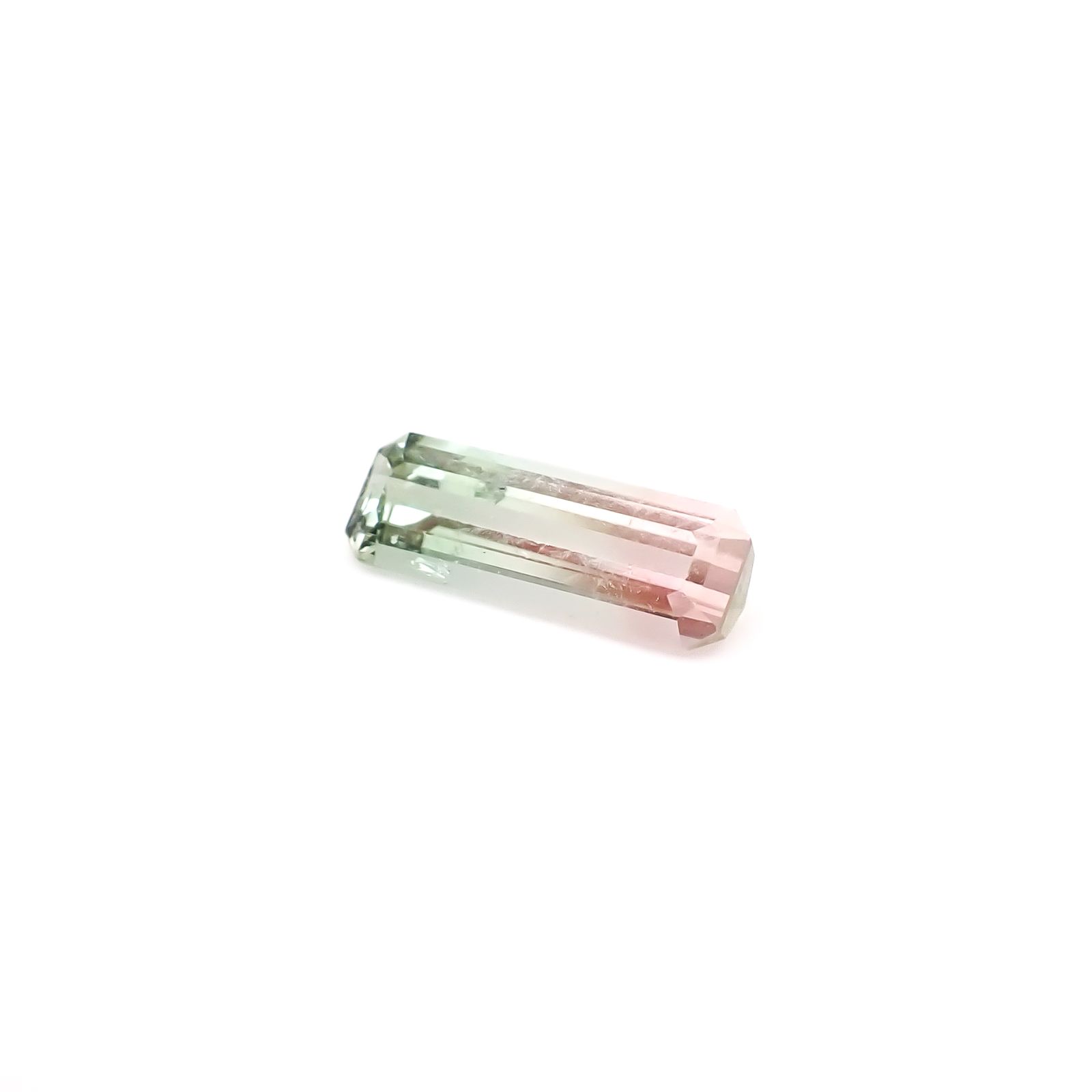 パーティカラートルマリン アフガニスタン産 1.12ct / 11.3x3.9mm前後 [260932775]