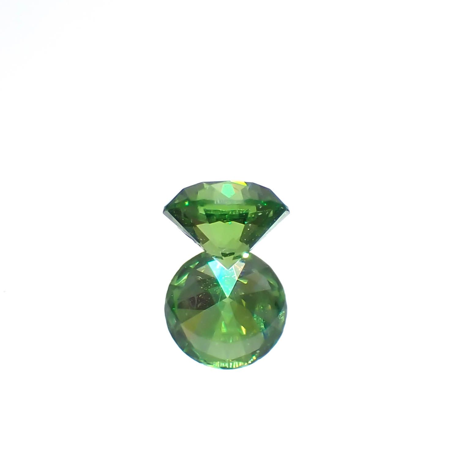デマントイドガーネット ロシア産 0.26ct[231224558]3.8x3.8mm前後