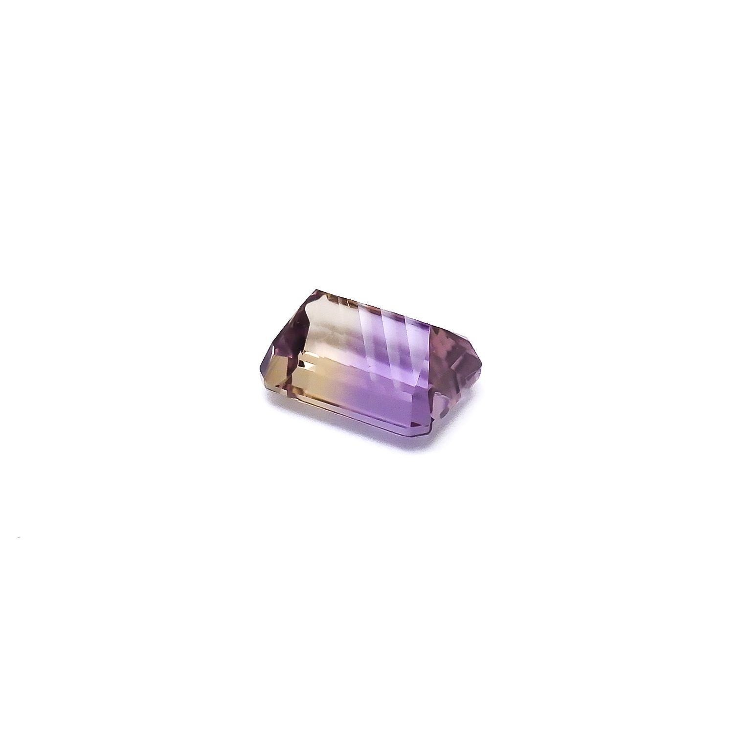 ◇カスタムカット◇アメトリン ブラジル/ボリビア産 1.66ct / 8x6.1mm前後 [260632319]