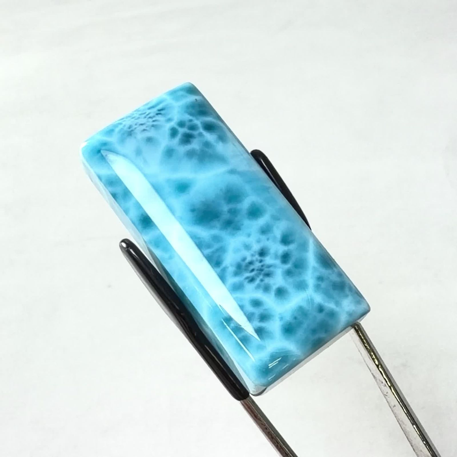 ラリマー ドミニカ共和国産 89.56ct / 38.8x18mm前後 [250630548