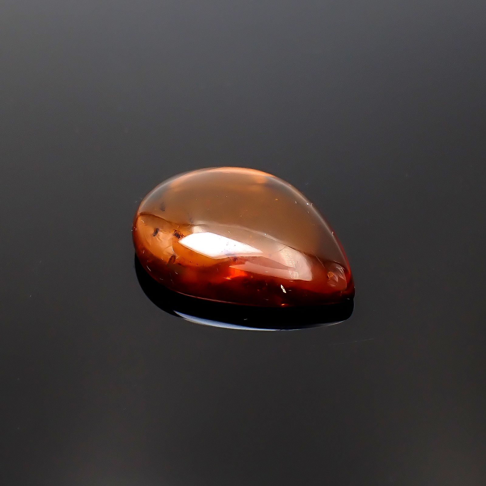 虫入り琥珀 コロンビア産 24.13ct [221018551]35.6x27.2mm前後