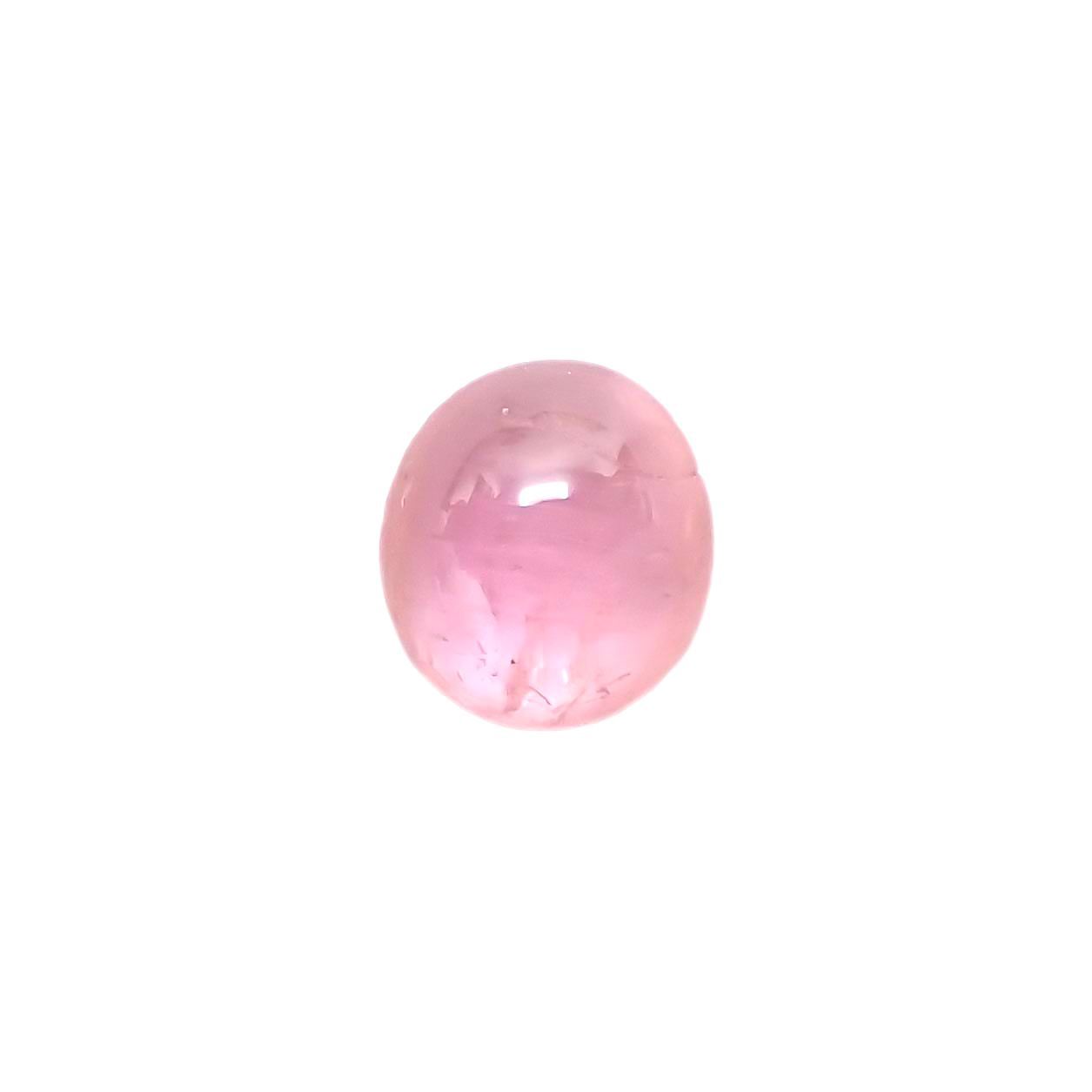ペツォッタイトキャッツアイ(宝石名ペツォッタイト・キャッツアイ) マダガスカル産 0.657ct ソ付(彩珠)[20107022]5.7×5.1mm前後