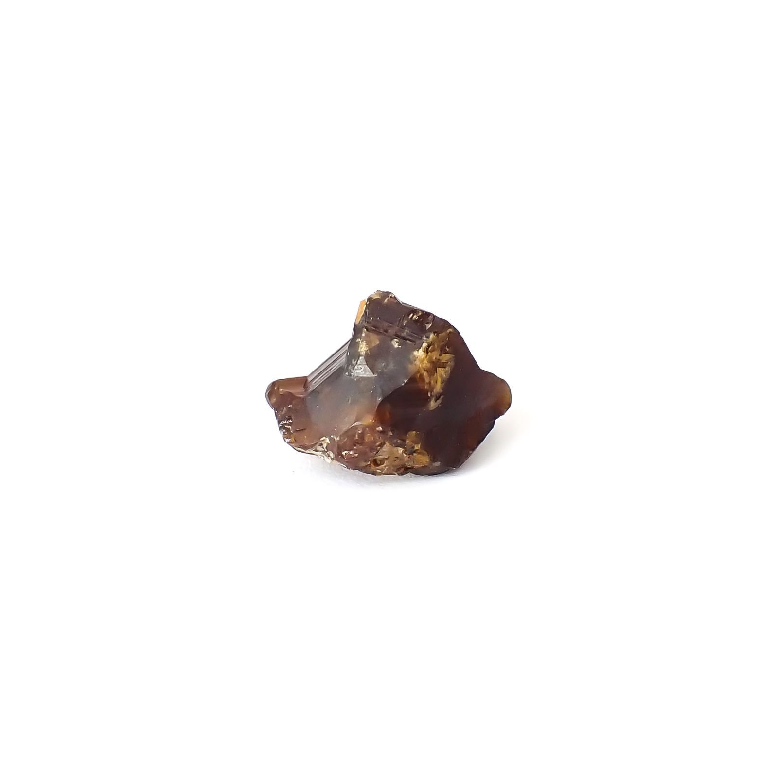レインボーガーネット原石3個セット 日本・奈良県産 15.88ct(3pcs合計) / 9.1-11.0x8.0-9.4mm前後 [260432082]