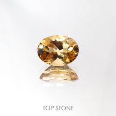 インペリアルガーネット(宝石名ヘソナイト・ガーネット)スリランカ産 1.5ct 識別済[220113904]8.1x6.2mm前後