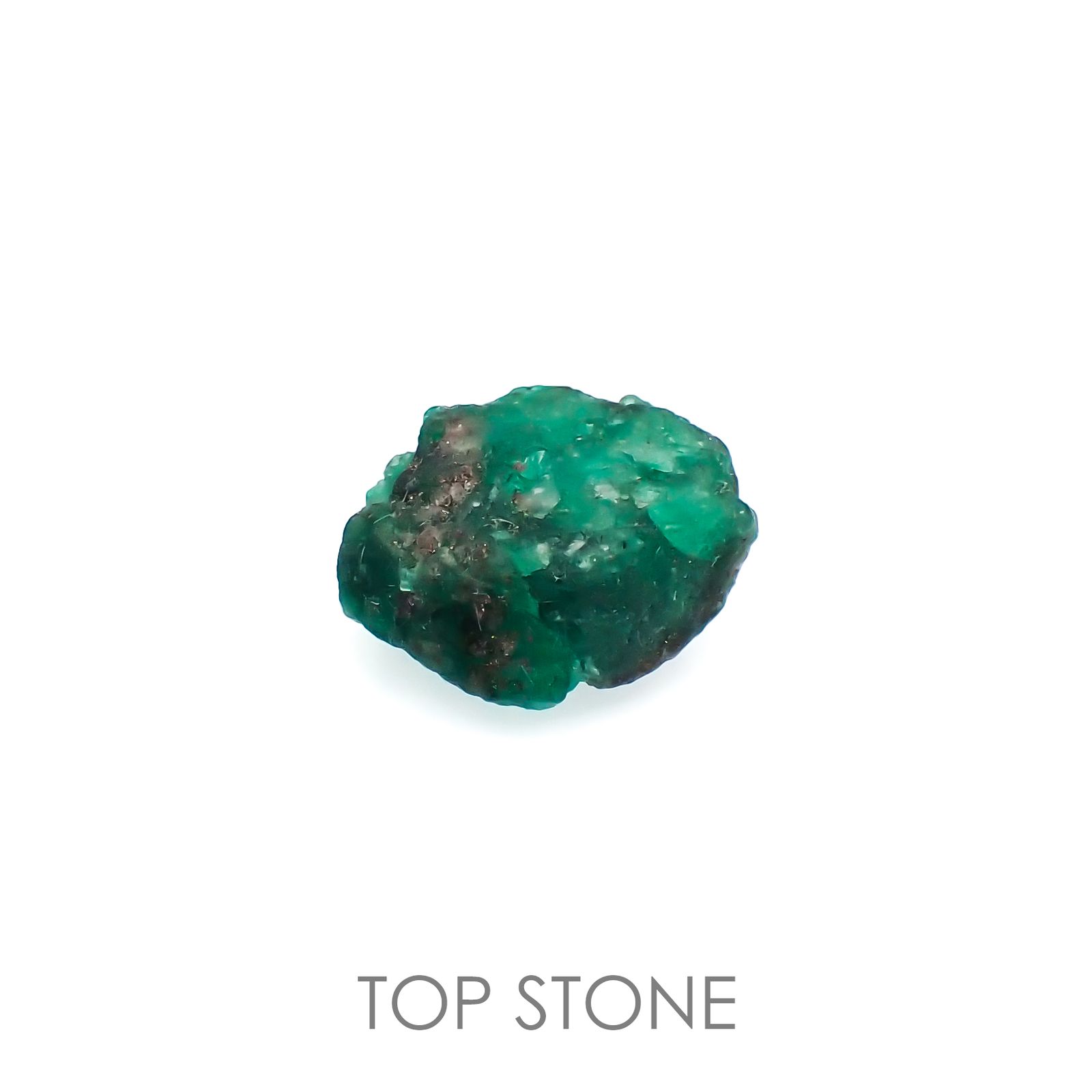 エメラルド原石 コロンビア産 13.01ct[220115507]16.7x16.3mm前後