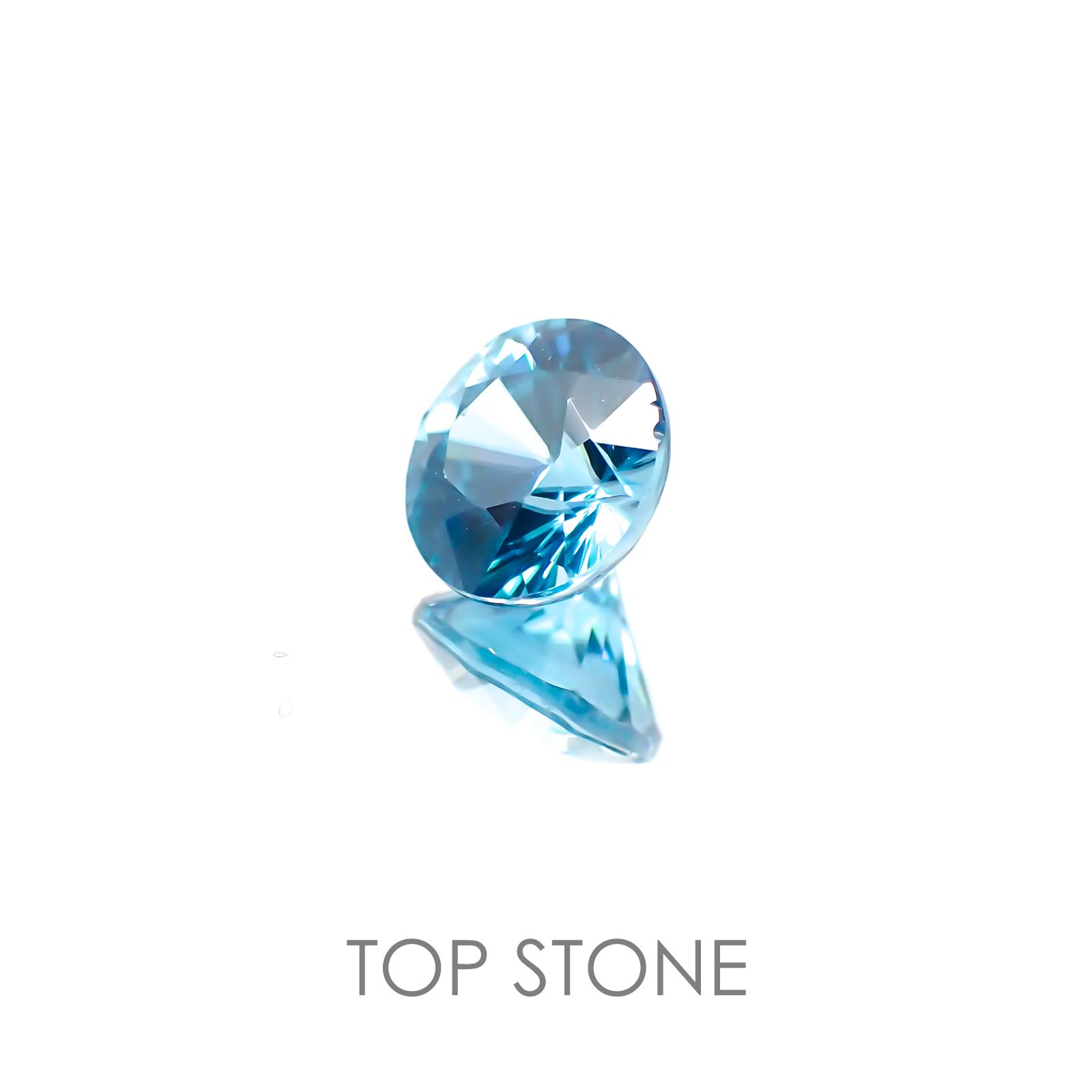 ブルージルコン カンボジア産 ルース 1.48ct[20117924]5.9×5.9mm前後