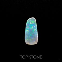 ◇フリーフォーム◇ブラックオパール(宝石名ブラック・オパール)オーストラリア産 1.028ct ソ付[220717014]12.5x6mm前後
