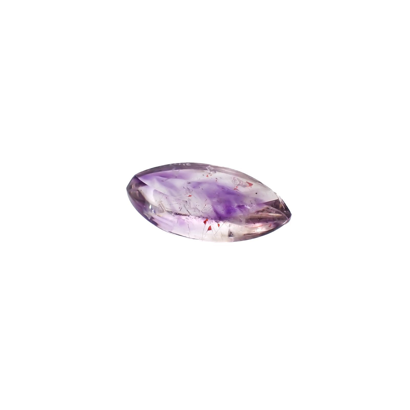 アメジストエレスチャル ブラジル産 10.92ct[220917972]21.3x10.8mm前後