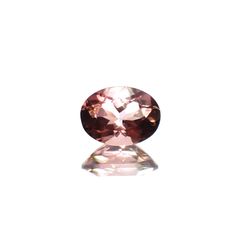 バイカラートルマリン(宝石名トルマリン)コンゴ産 1.11ct 識別済[250114995]7.8x5.8mm前後