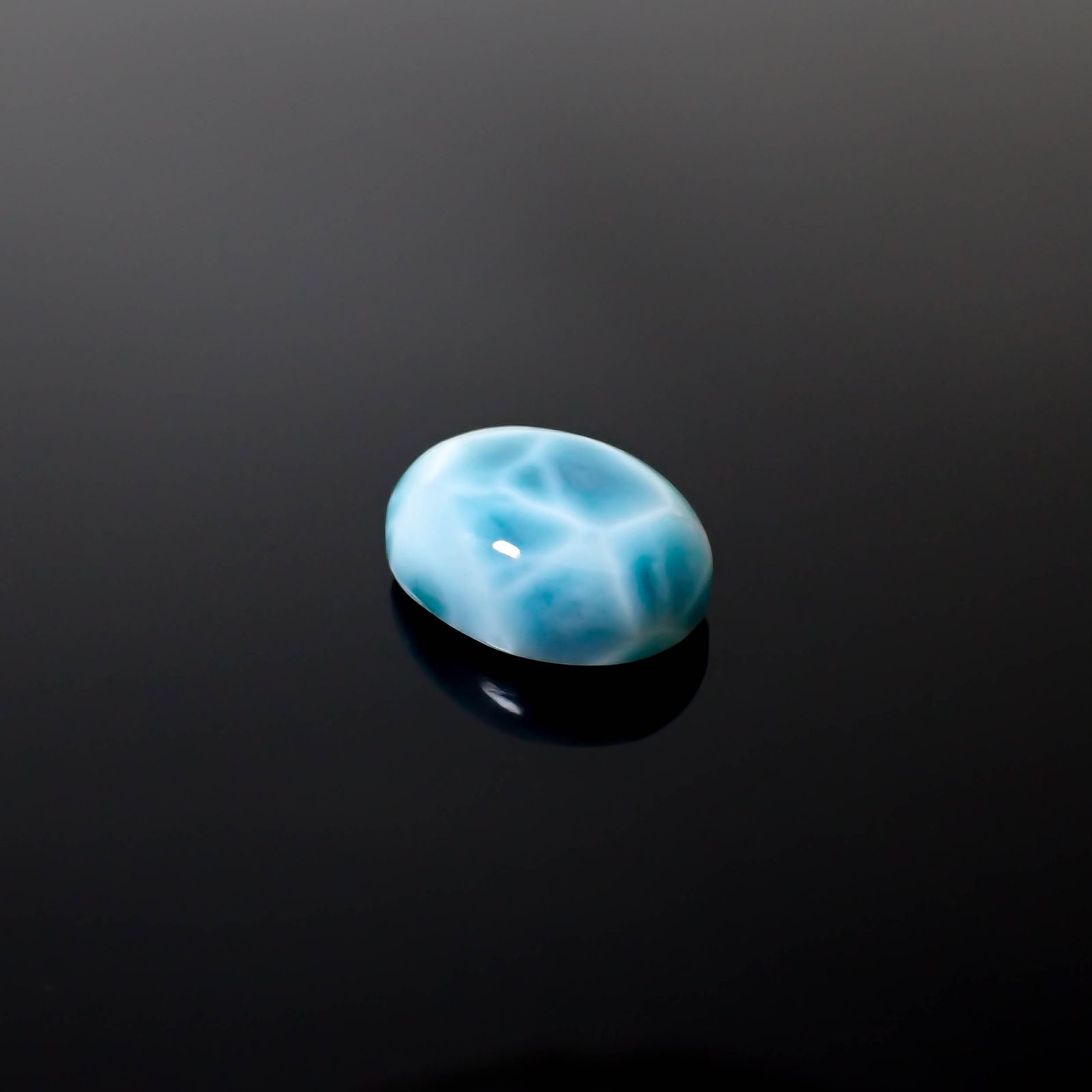 ラリマー ドミニカ共和国産 21.22ct [250630543]20x14.8mm前後