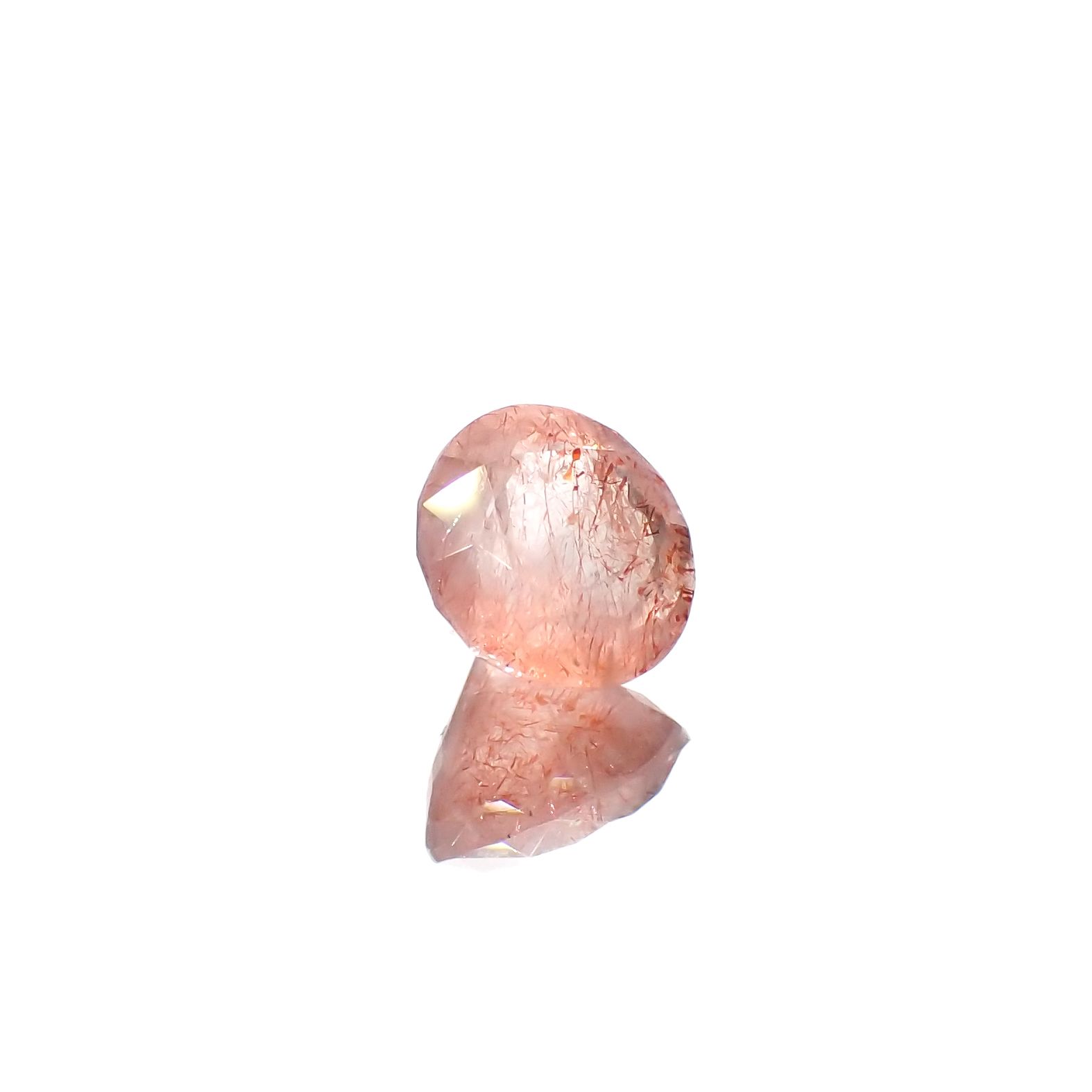 ストロベリークォーツ カザフスタン産 0.75ct[240125498]5.8x5.8mm前後