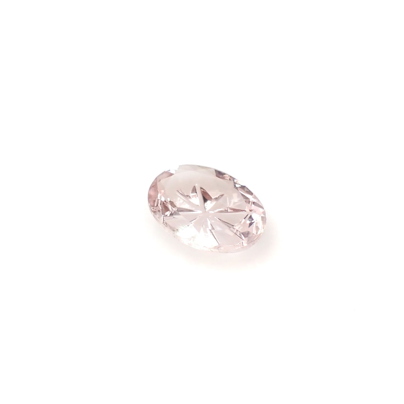 ◇甲州貴石切子Plus Three◇モルガナイト カード付き ブラジル産 0.86ct [250630486]8x6mm前後