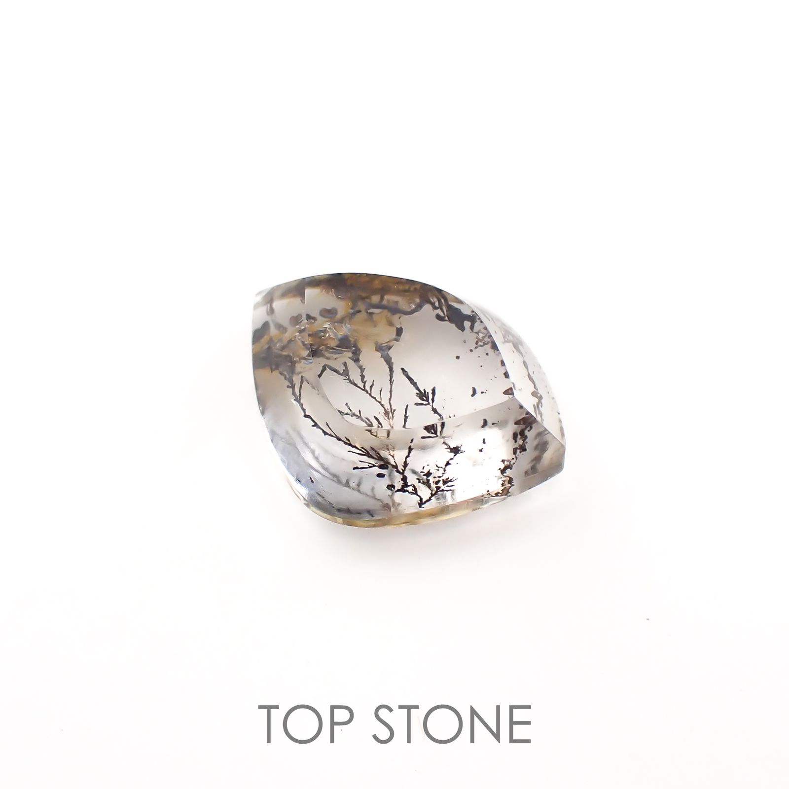 デンドリチッククォーツ ブラジル産 3.95ct[220817334]13.3x10.2mm前後