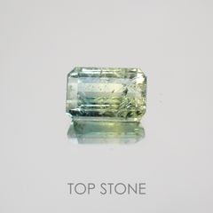 バイカラーサファイア 非加熱(宝石名バイカラー・サファイア) タンザニア産 2.098ct ソ付(彩珠)[210710610]8.2×5.5mm前後