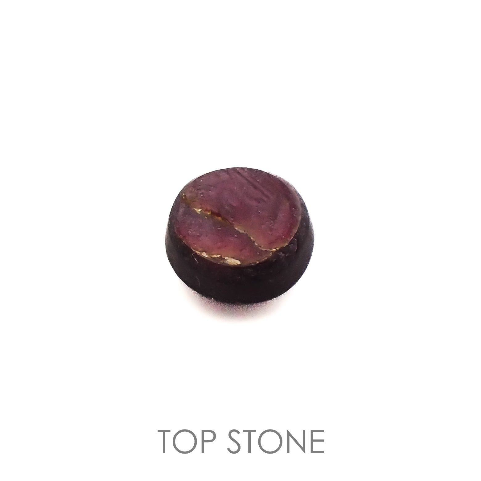 スタールビー(宝石名スター・ルビー)インド産 1.76ct 識別済[220616108]6.3x6.2mm前後