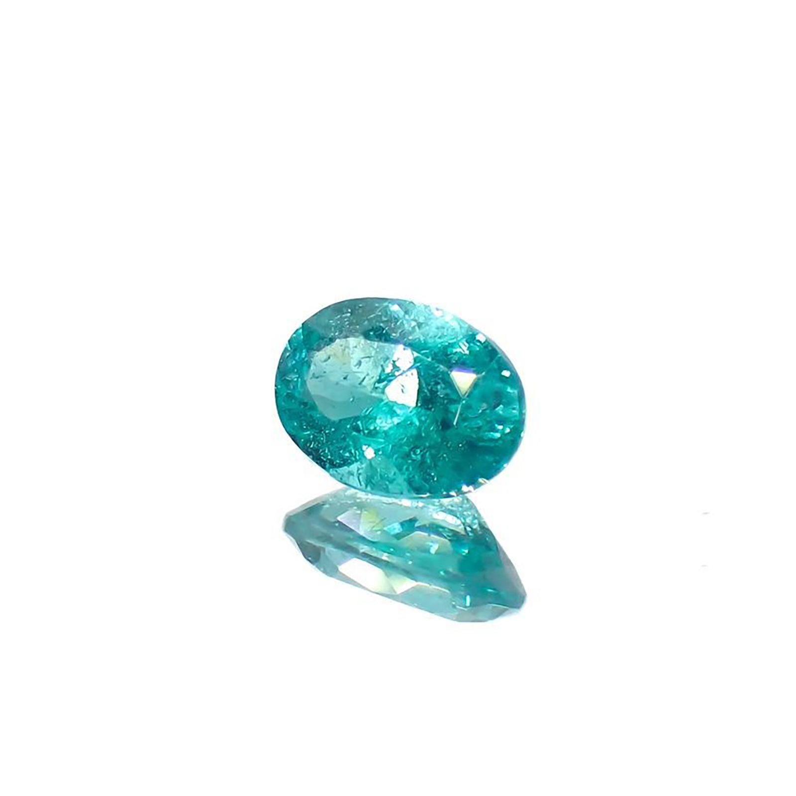 パライバトルマリン ブラジル産 0.19ct / 4.4x3.1mm前後 [221018790]