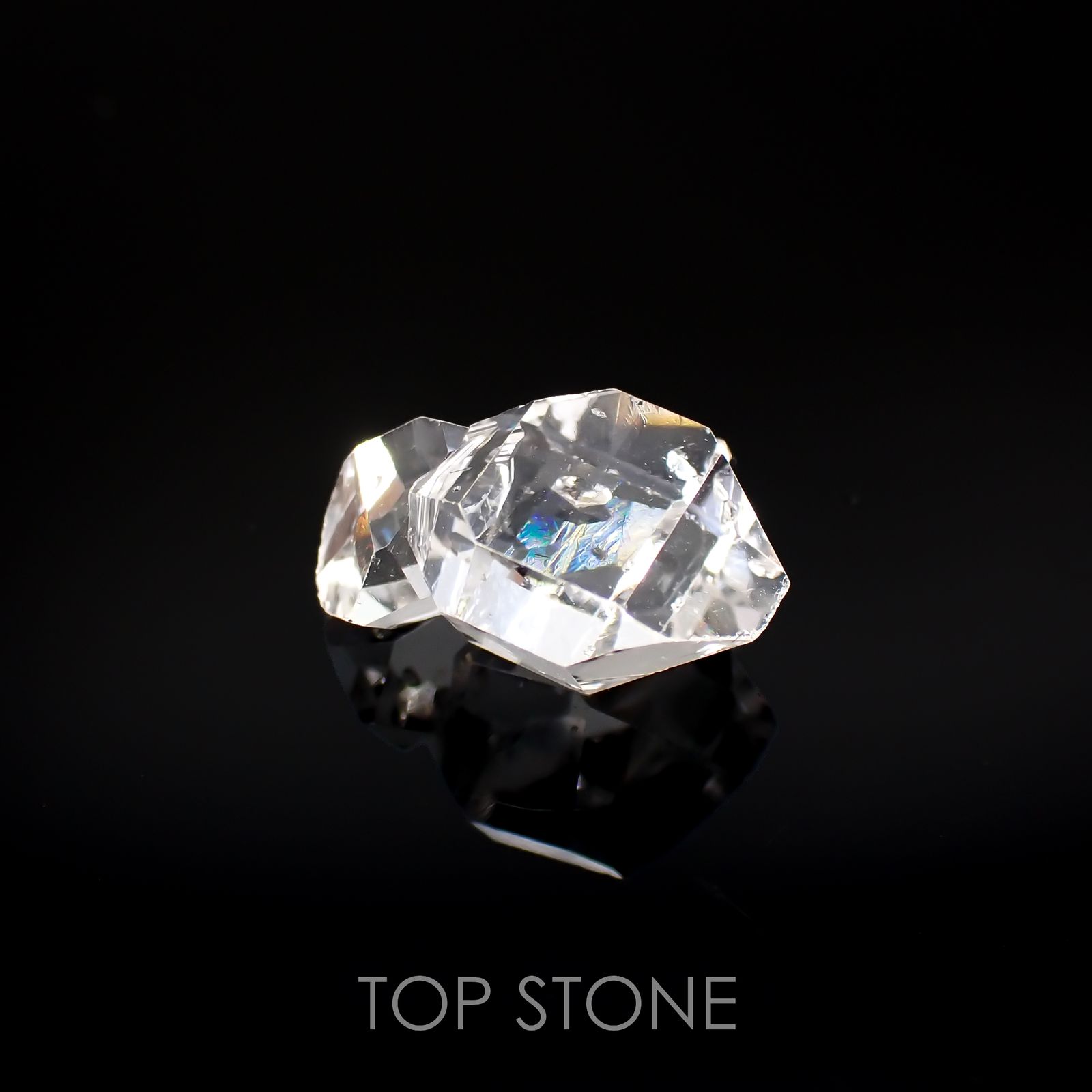 ハーキマーダイヤモンド 原石 アメリカ・ニューヨーク州産 3.06ct[220817377]11.4x8.2mm前後