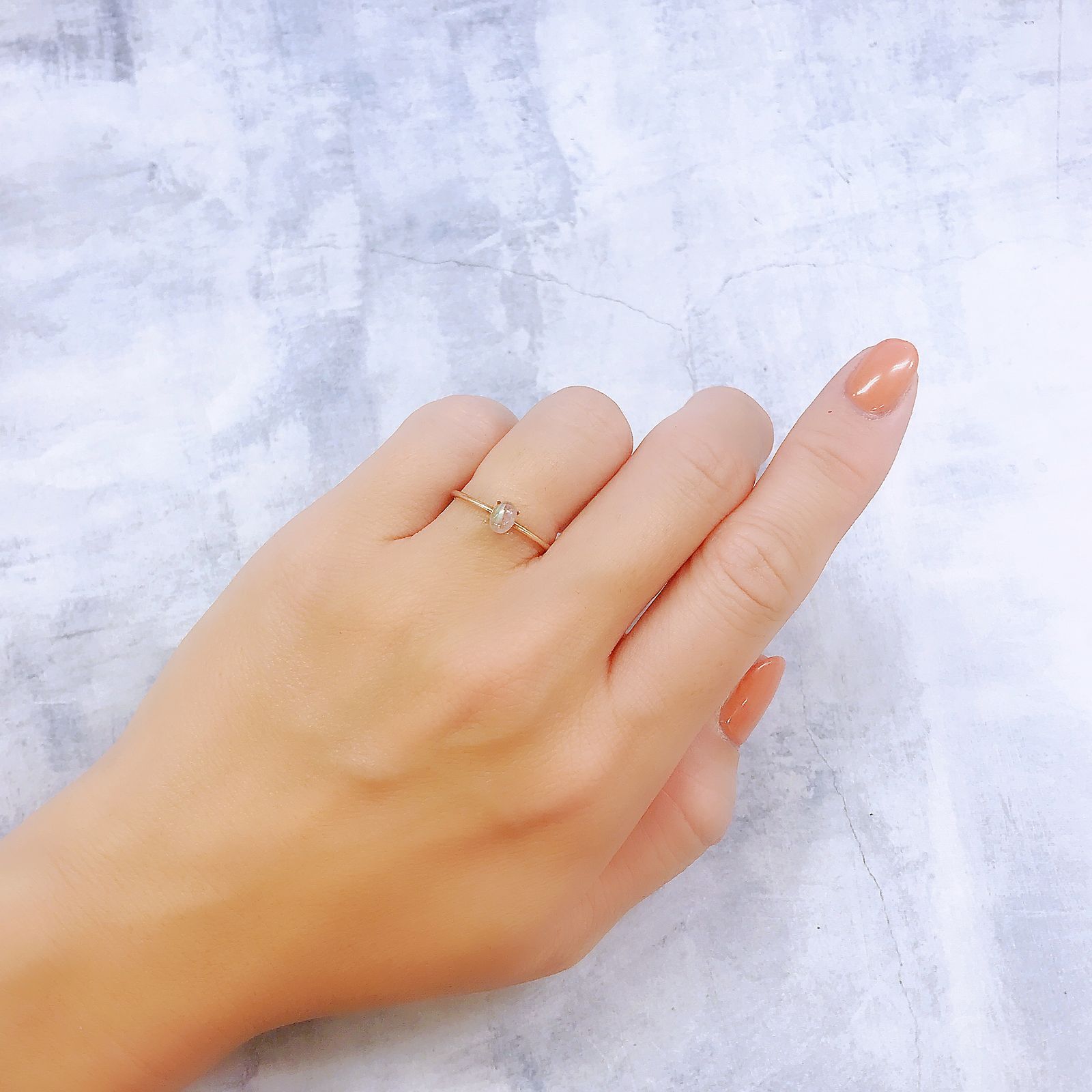 バイカラートルマリンキャッツアイ ブラジル産 0.38ct[221018605]5x3.6mm前後
