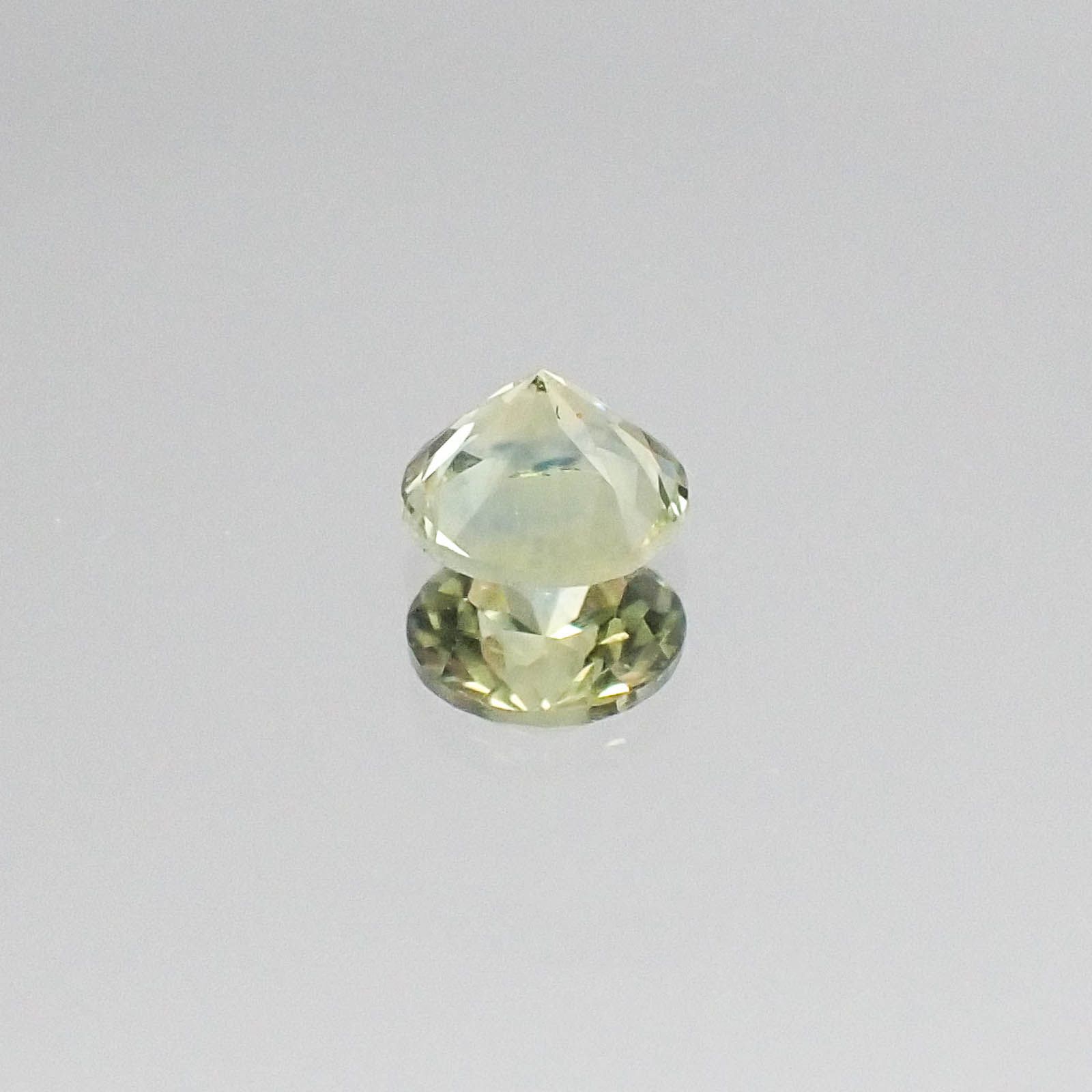 モンタナサファイア(宝石名サファイア) アメリカ・モンタナ州産 0.44ct 識別済[20073886]4.4×4.4mm前後