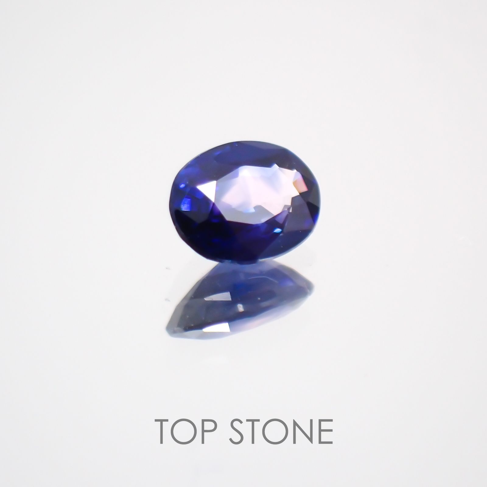 バイカラーサファイア(宝石名バイカラー・サファイア) タンザニア産 0.24ct 識別済[210410589]4.3×3.4mm前後