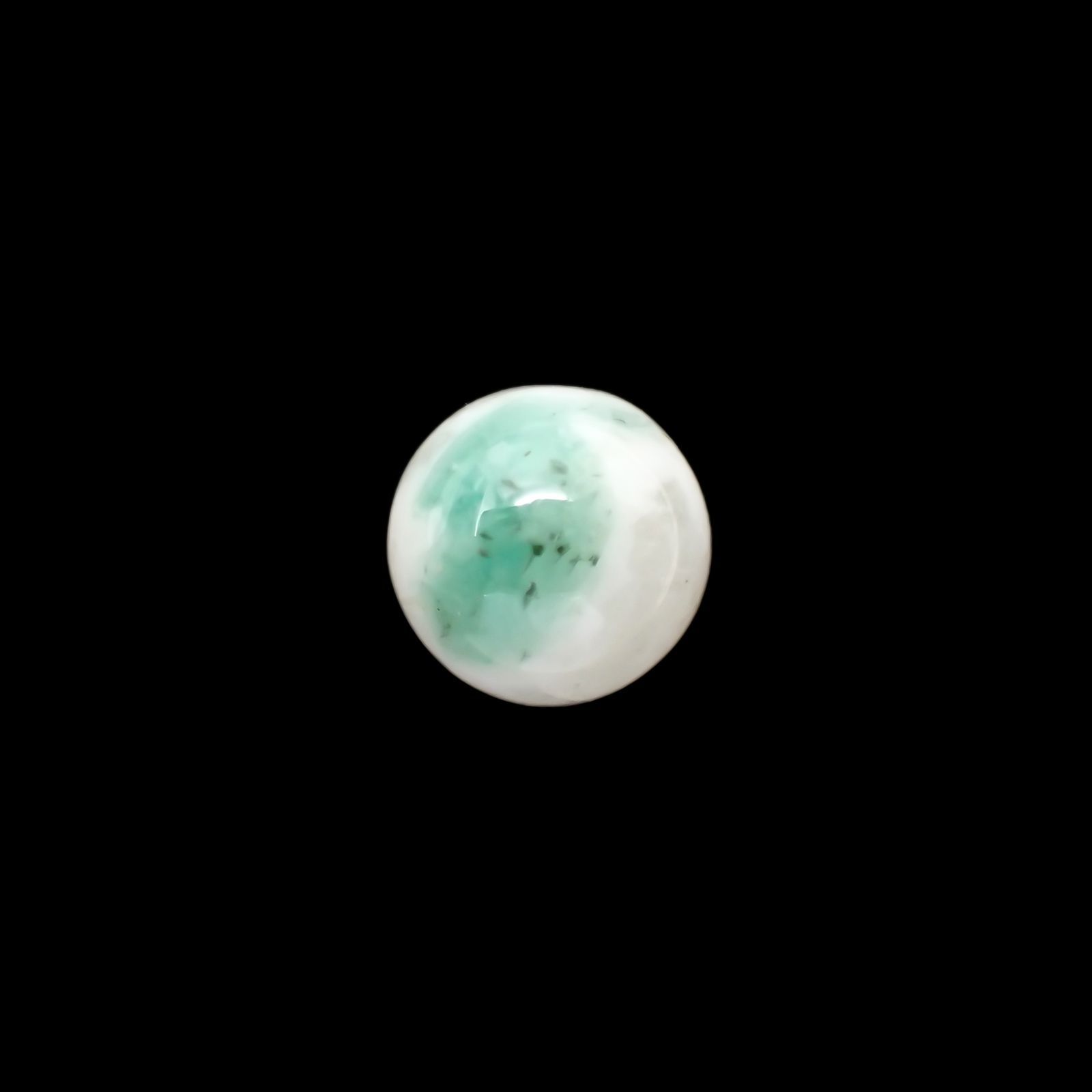 マトリックスエメラルド(エメラルドインクォーツ/フェルドスパー) ブラジル産 5.16ct[210812271]11×10.9mm前後