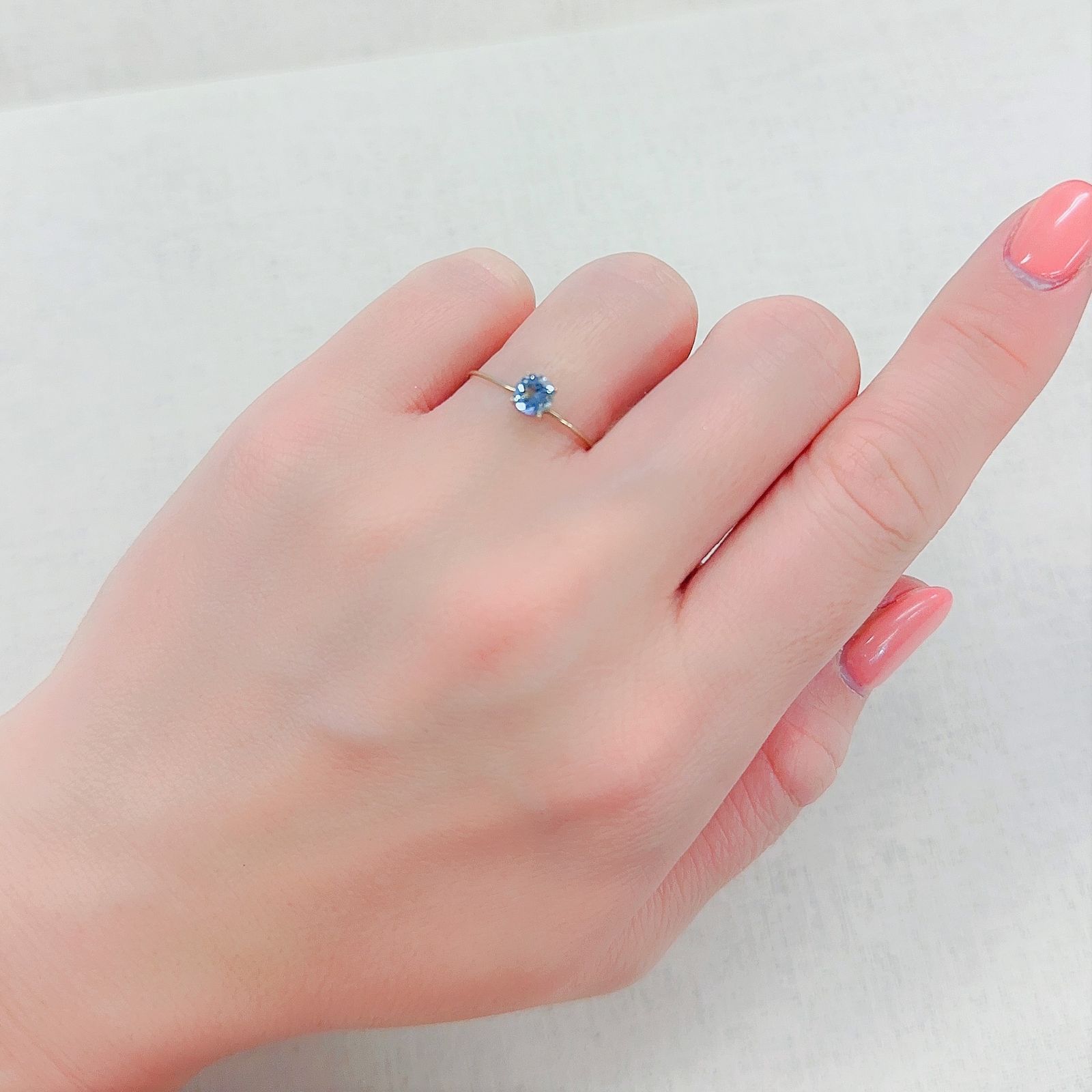 サンタマリアアクアマリン ブラジル産 0.33ct[230320969]4.5x4.4mm前後