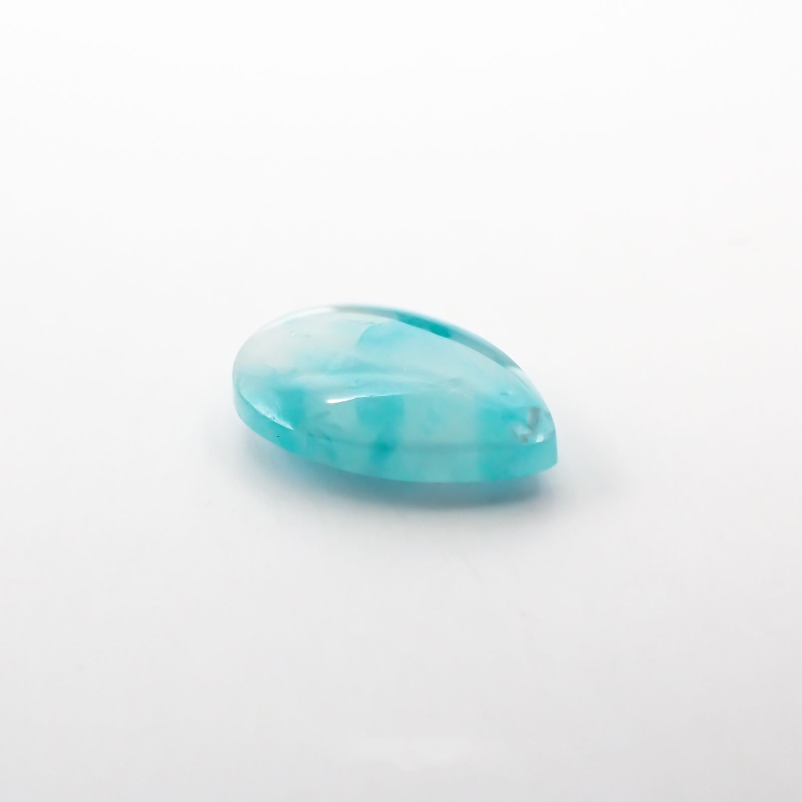 パライバトルマリンインクォーツ ブラジル産 ルース 2.71ct[210410805]12.6×8.7mm前後