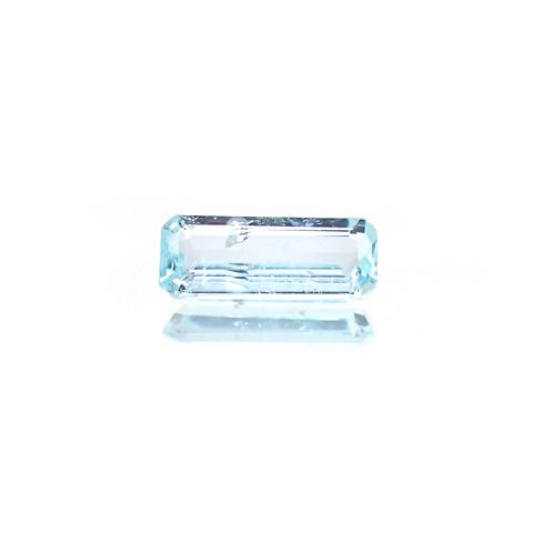 パライバトルマリン(宝石名トルマリン/別名パライバ・トルマリン)モザンビーク産 識別済 0.59ct / 8.4x3.3mm前後 [230421885]