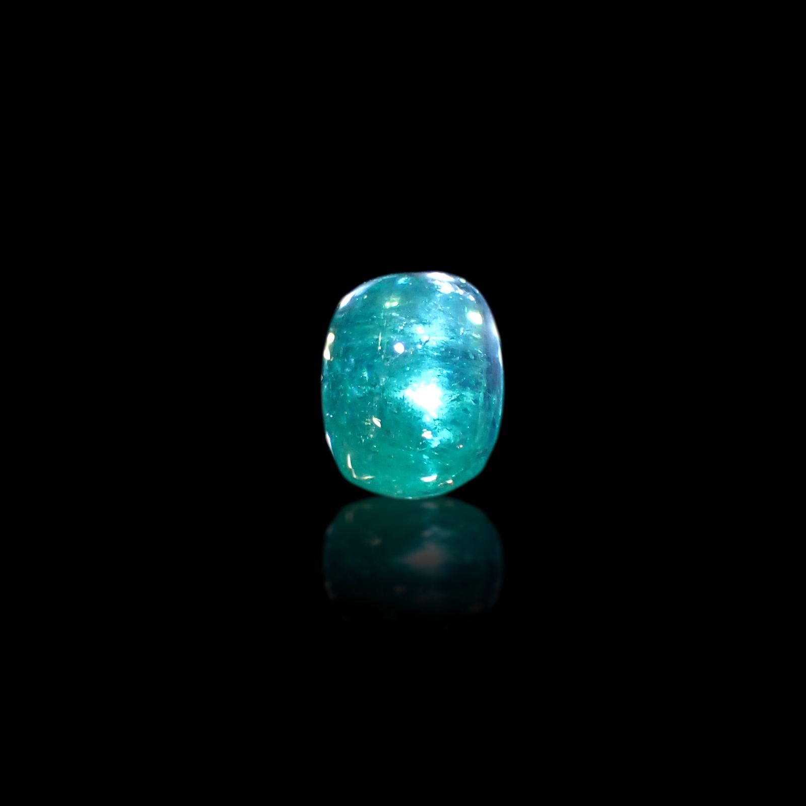 パライバトルマリンキャッツアイ ブラジル産 2.51ct[231224817]9.2x7.2mm前後