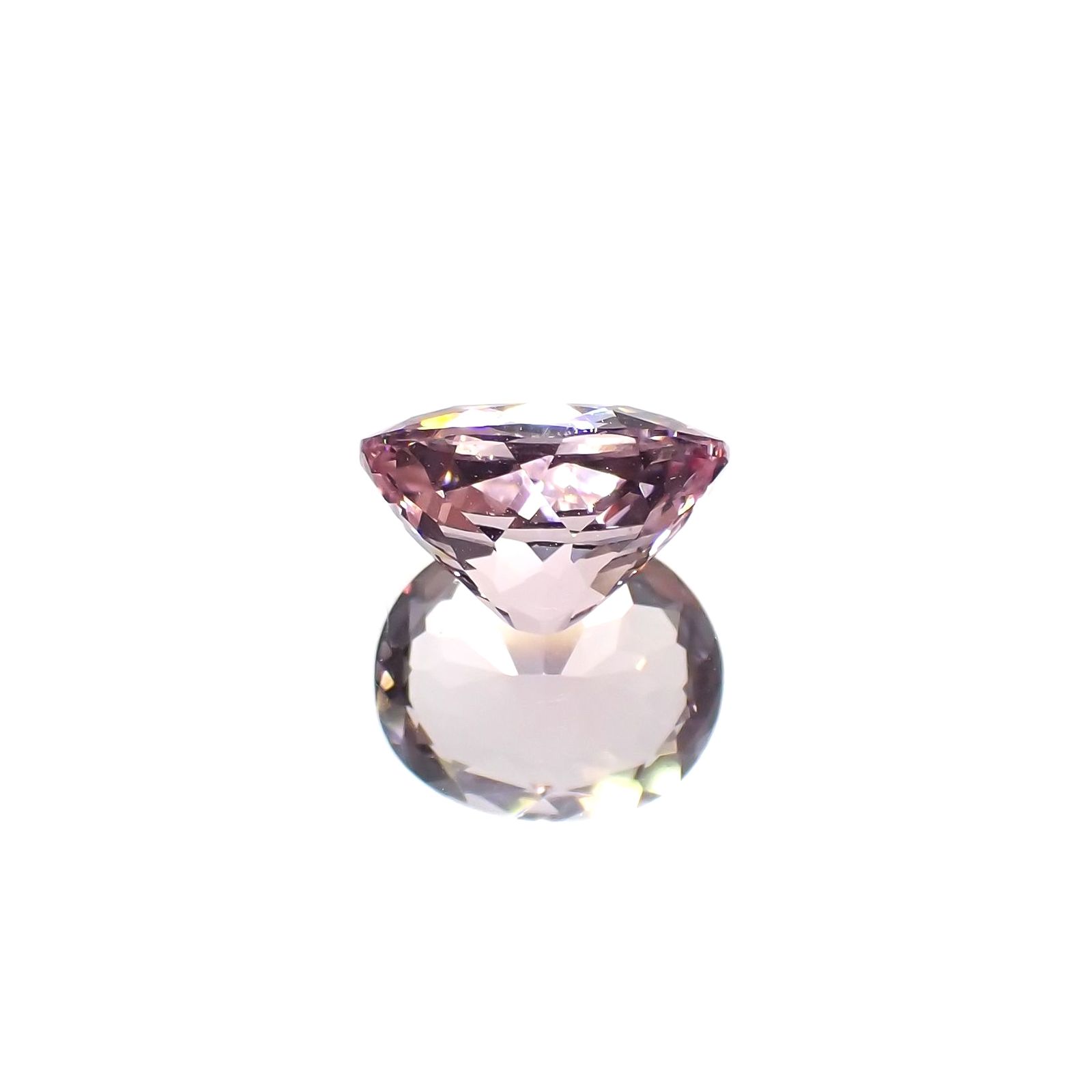 モルガナイト(宝石名モルガナイト)ナイジェリア産 ソ付(彩珠) 2.500ct / 9.8x8.1mm前後 [260318877]