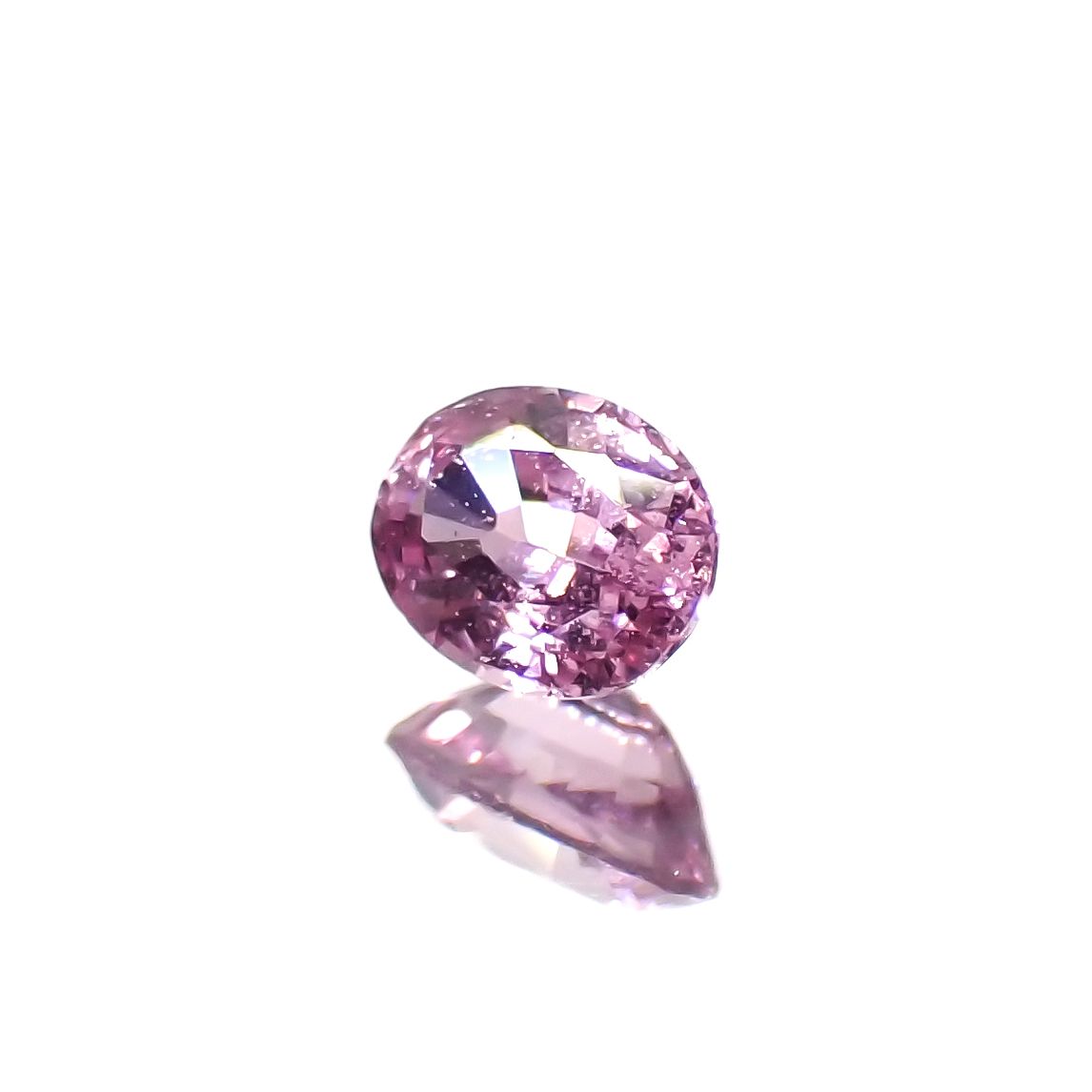 ネオンピンクサファイア スリランカ産 0.18ct[230421524]3.5x2.7mm前後