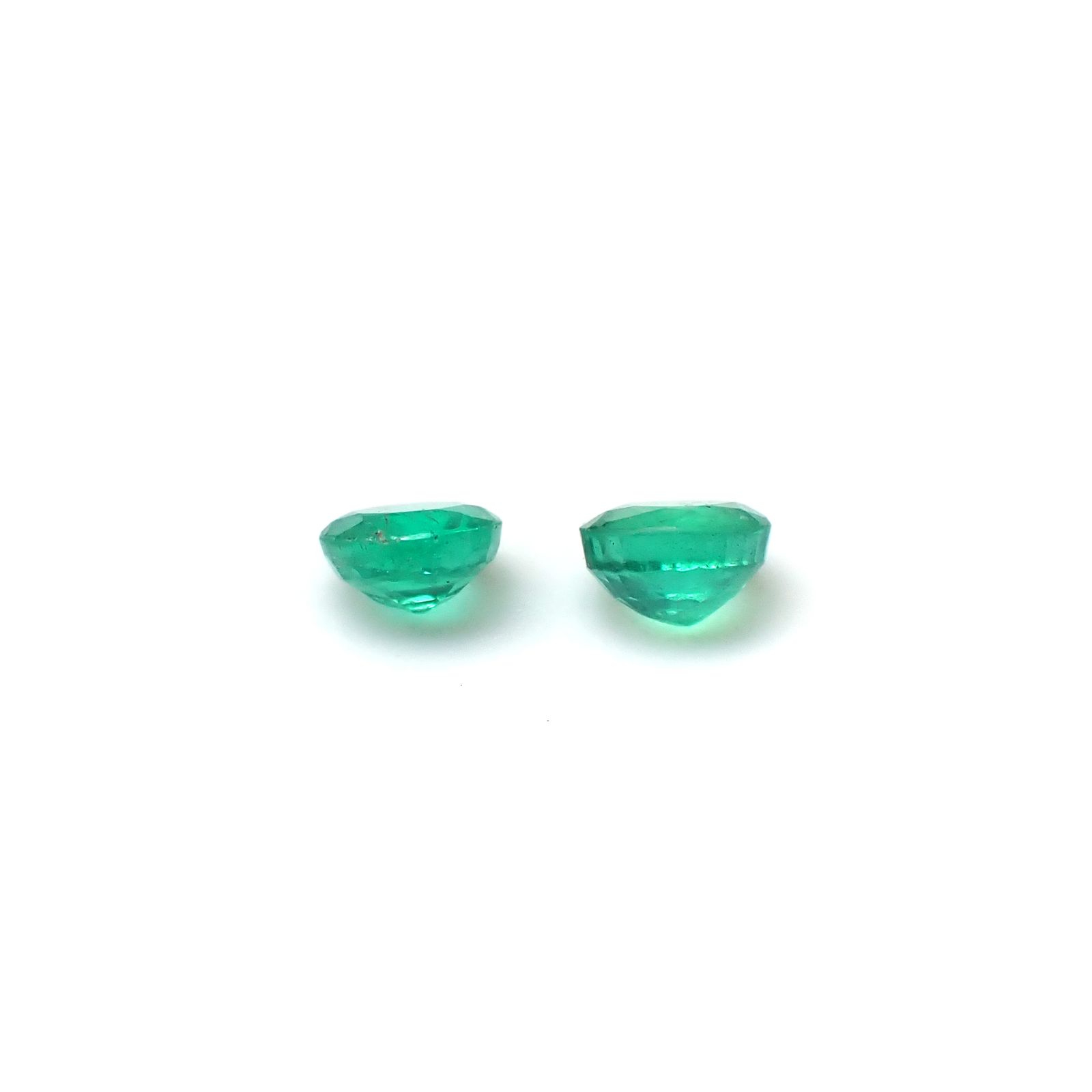 ◇ペアセット◇エメラルド コロンビア産 0.21ct(2pcs合計) [250430244]2.9x2.9mm前後