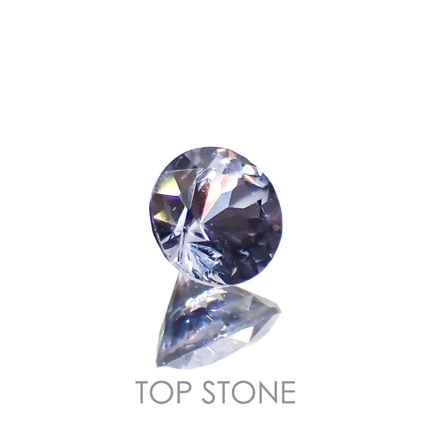 グレイッシュブルースピネル(宝石名スピネル)ビルマ/マダガスカル産 0.23ct 識別済[221219509]3.6x3.6mm前後