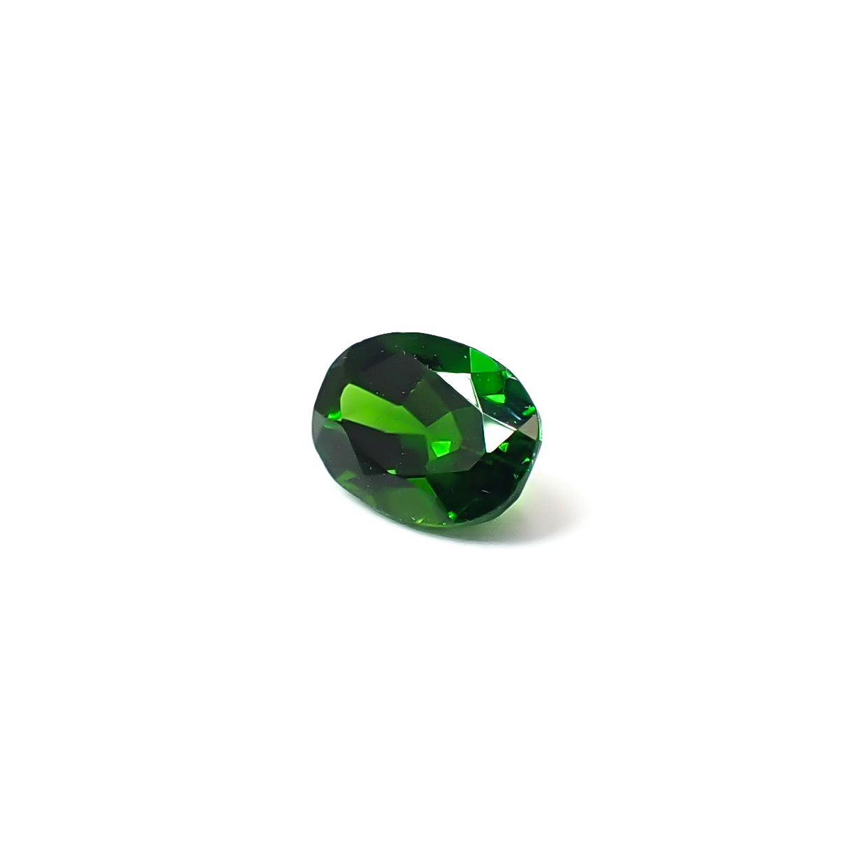 クロムダイオプサイド(宝石名クロム・ダイオプサイド)ロシア産 識別済 0.51ct / 6x4.1mm前後 [260432099]