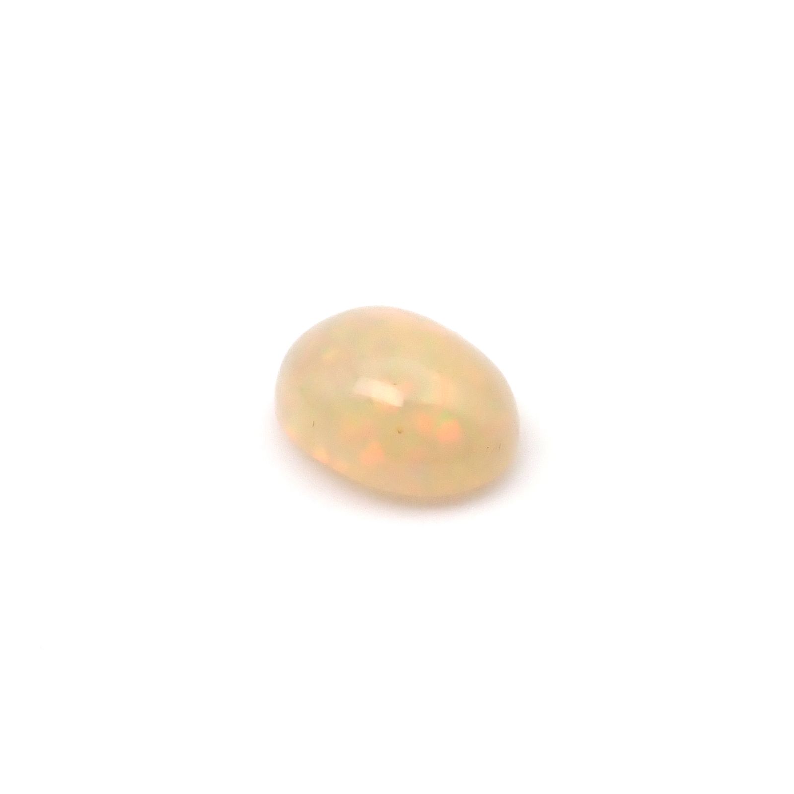 エチオピアオパール(宝石名オパール)エチオピア産 ソ付(彩珠) 2.486ct / 11.1x8.9mm前後 [260722823]