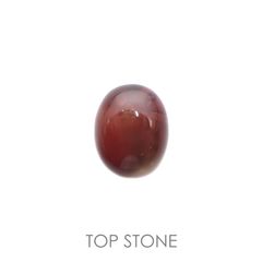 バイカラーアンデシン(宝石名アンデシン/ラブラドライト) チベット産 3.36ct 識別済[210913542]10.1×8mm前後