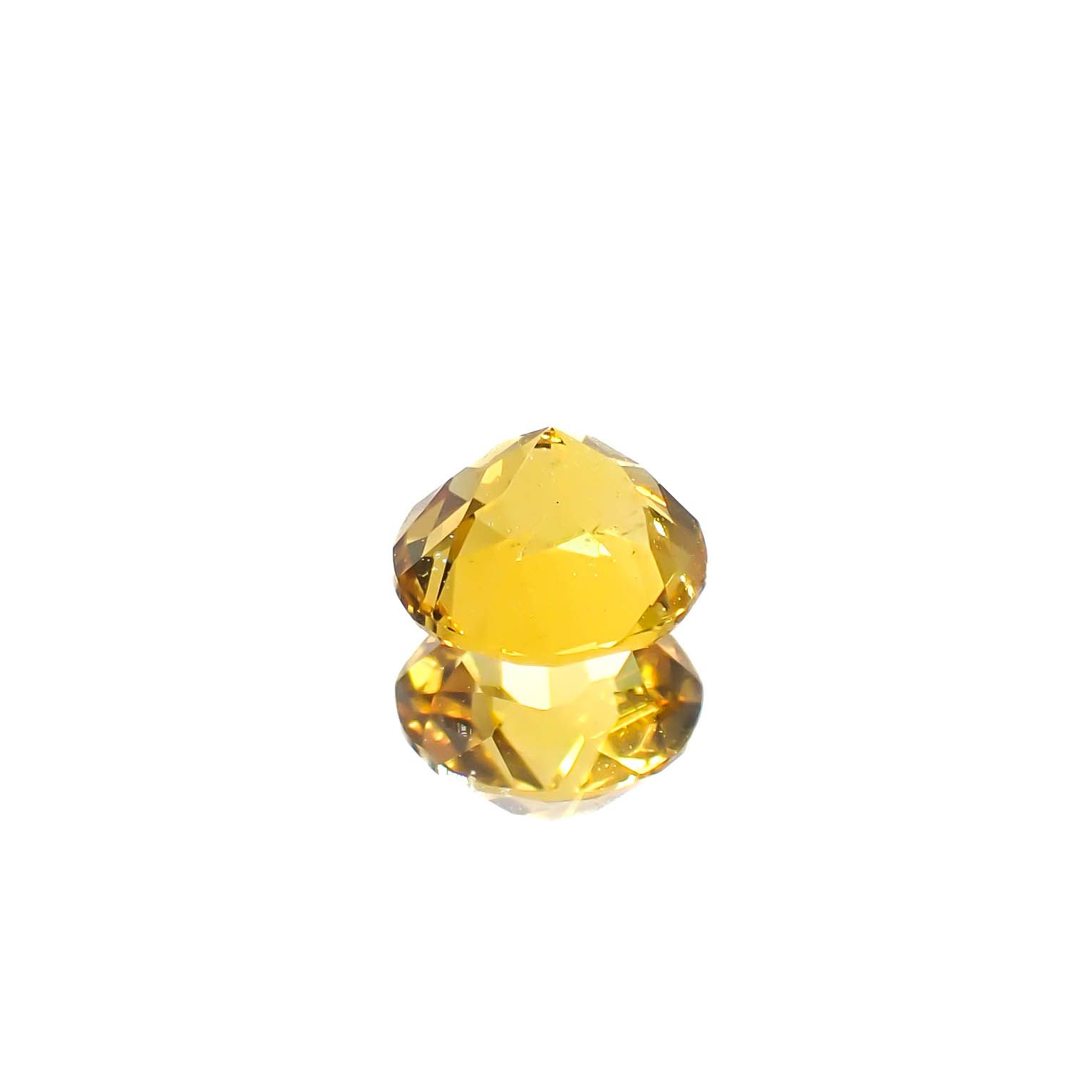 ゴールデンベリル(宝石名ベリル)ブラジル産 0.46ct 識別済[250530352]5.1x5.1mm前後